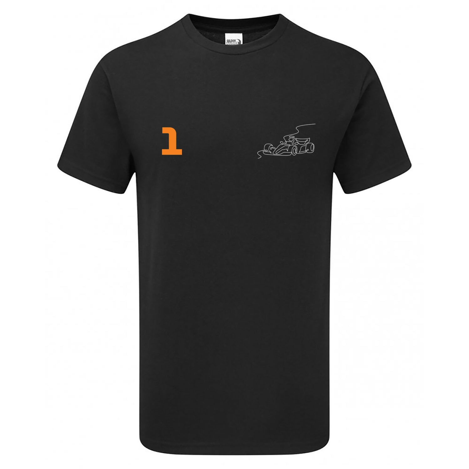 Race Car Driver 1 Pocket Abstract Children's Tshirt