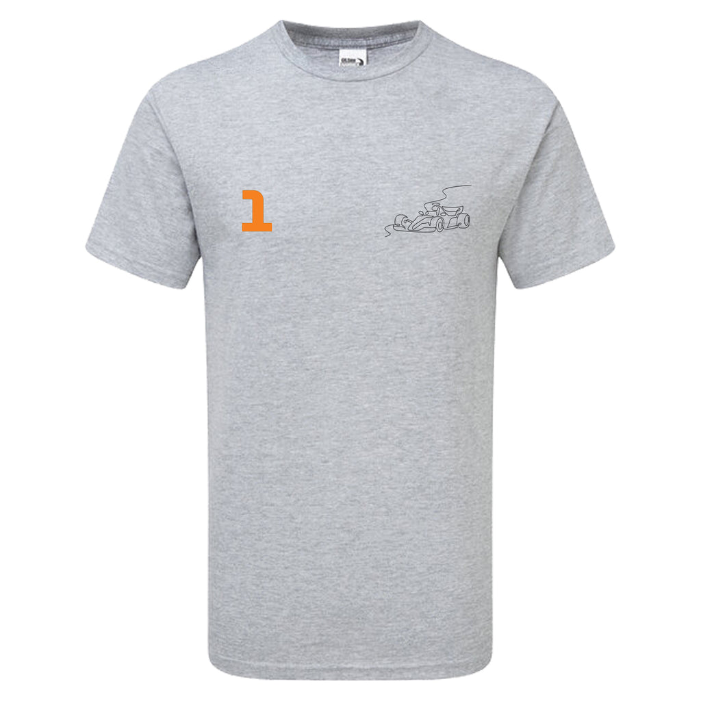 Race Car Driver 1 Pocket Abstract Children's Tshirt