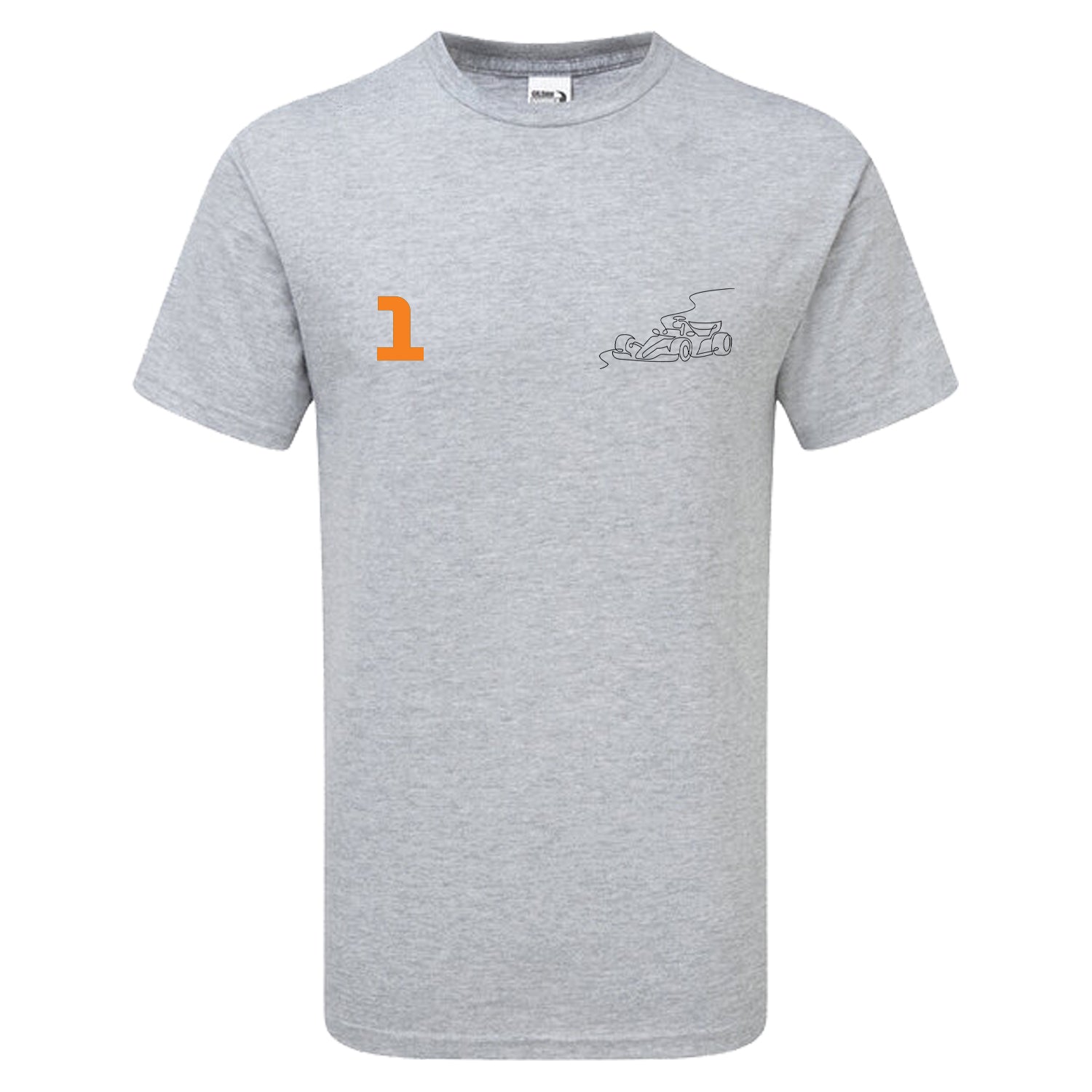 Race Car Driver 1 Pocket Abstract Children's Tshirt