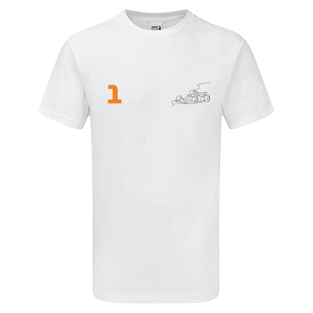 Race Car Driver 1 Pocket Abstract Children's Tshirt