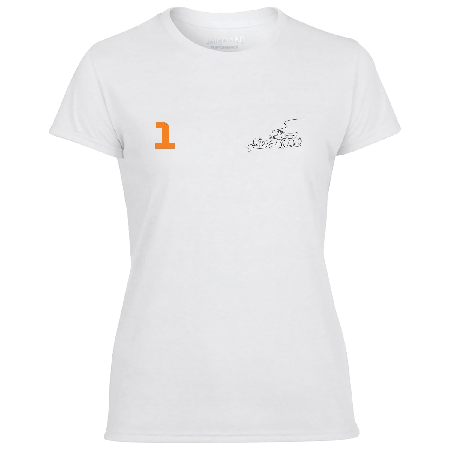 Race Car Driver 1 Pocket Abstract Women's Tshirt