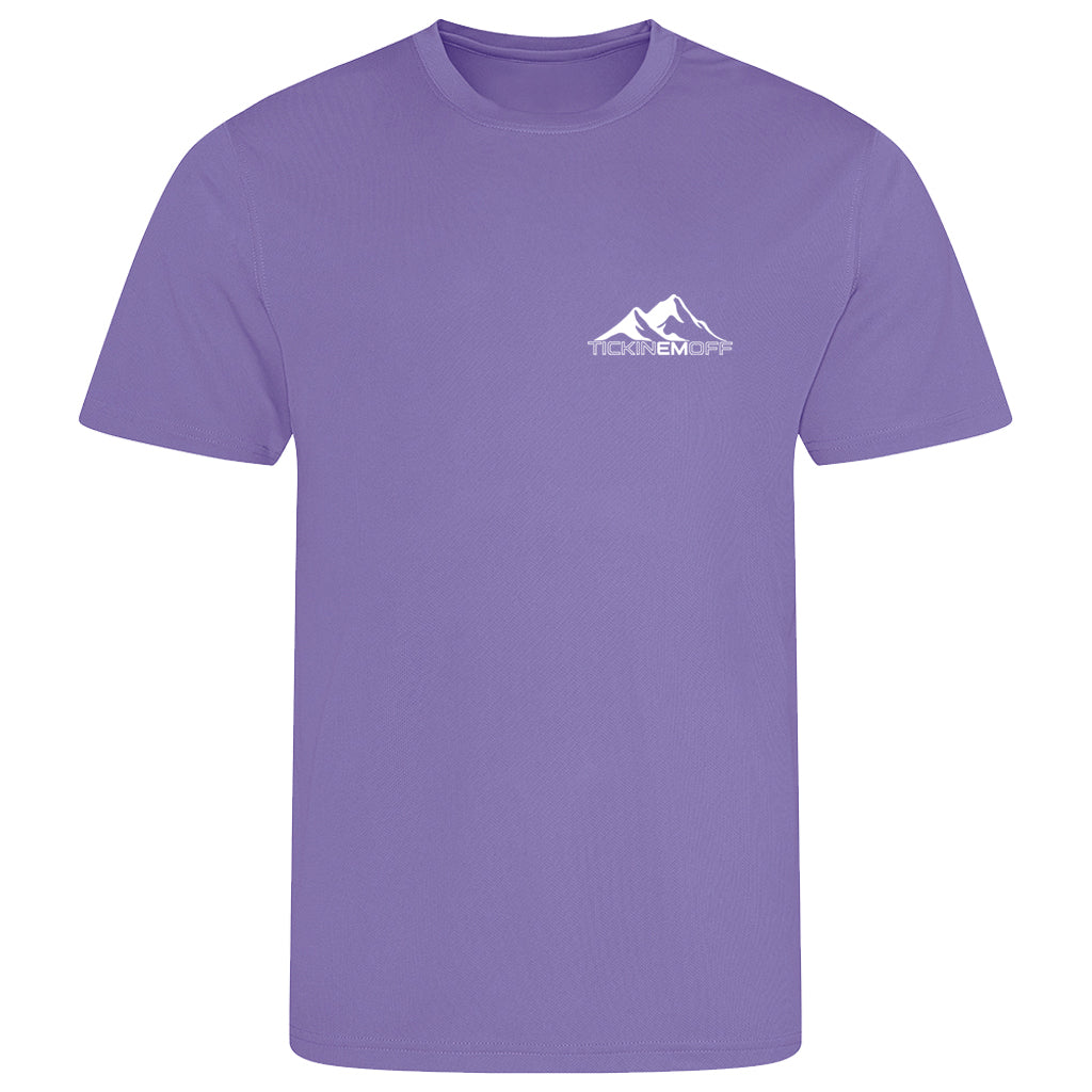 TickinEmOff Children's Tshirt MOISTURE WICKING (Pocket Logo)