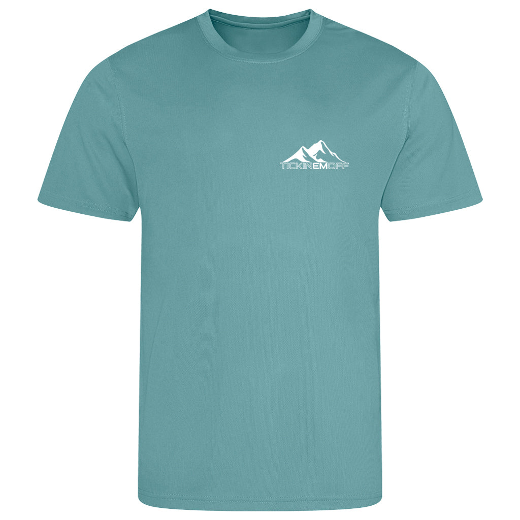 TickinEmOff Children's Tshirt MOISTURE WICKING (Pocket Logo)