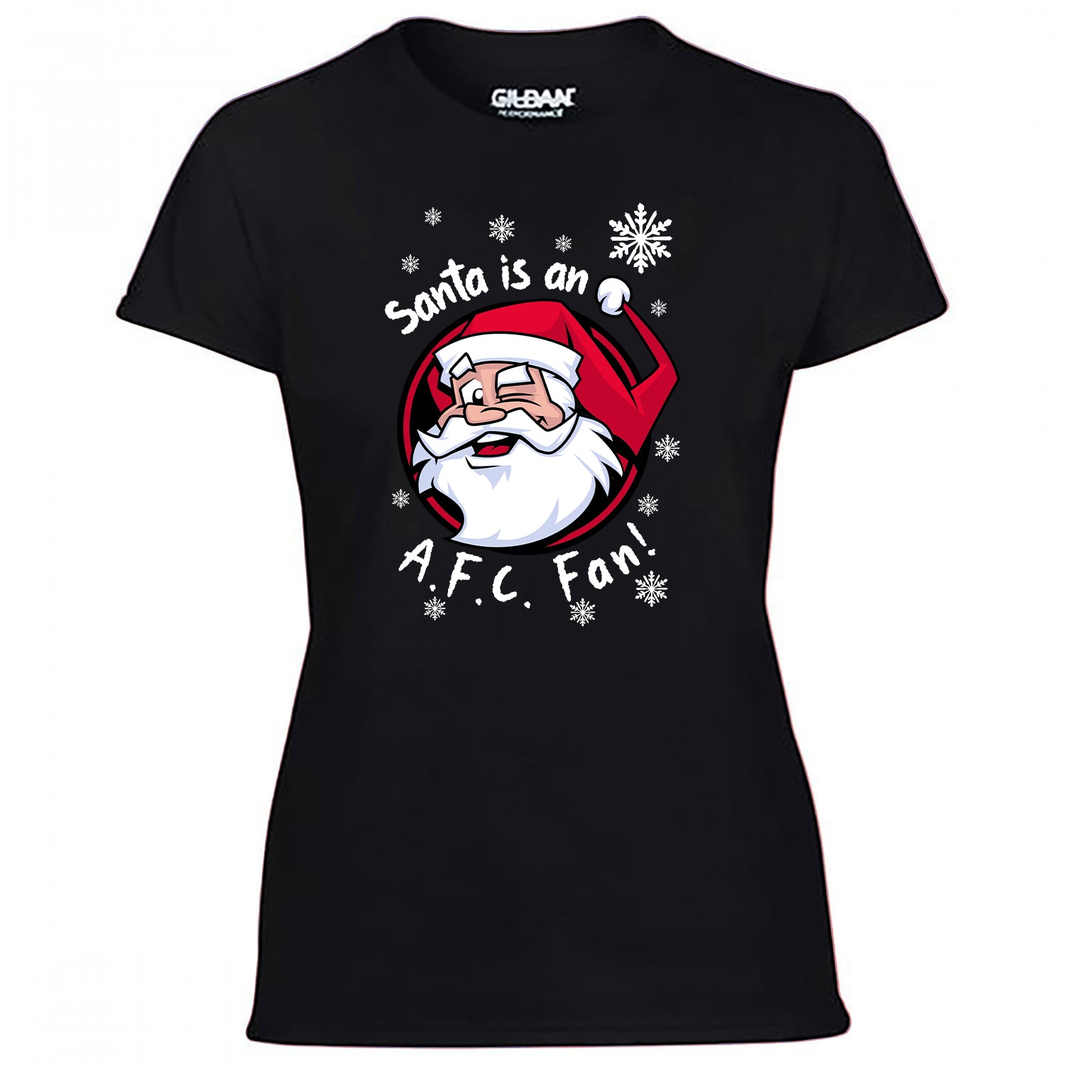 Santa Is An AFC Fan! Women's Tshirt