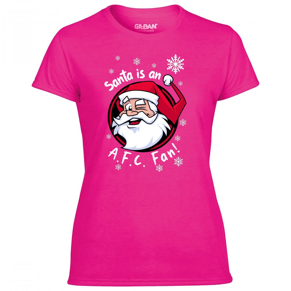 Santa Is An AFC Fan! Women's Tshirt