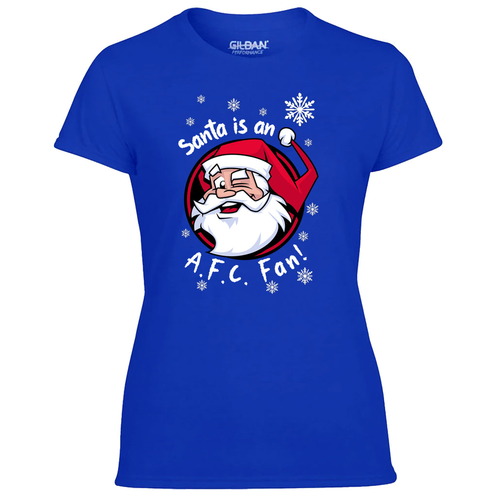 Santa Is An AFC Fan! Women's Tshirt