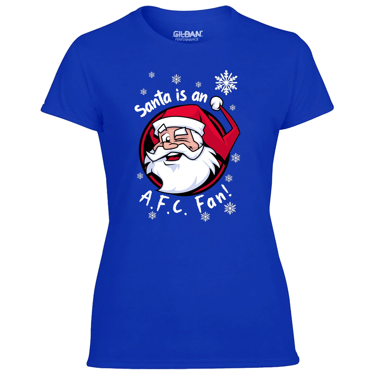Santa Is An AFC Fan! Women's Tshirt