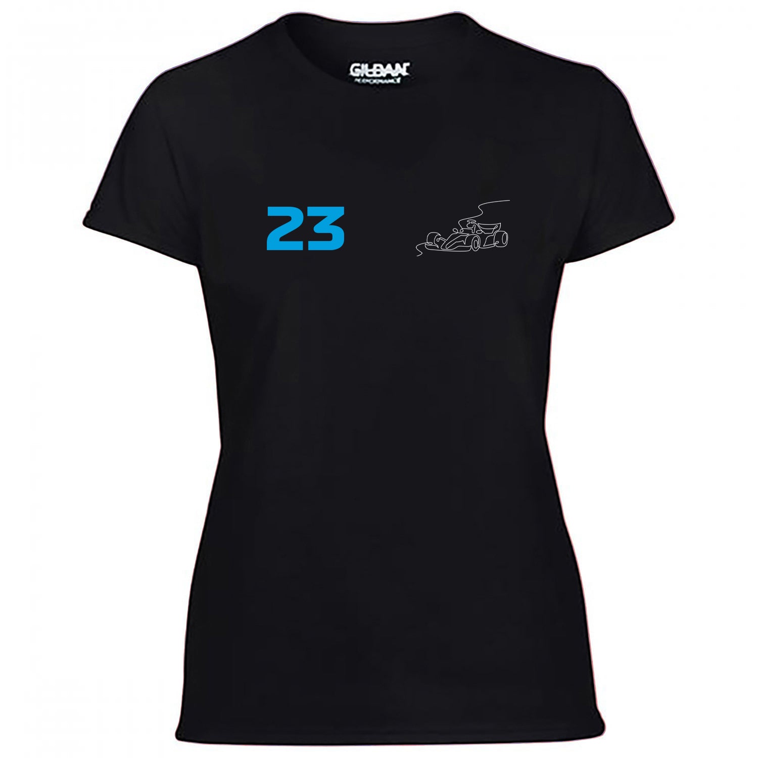 Race Car Driver 23 Pocket Abstract Women's Tshirt