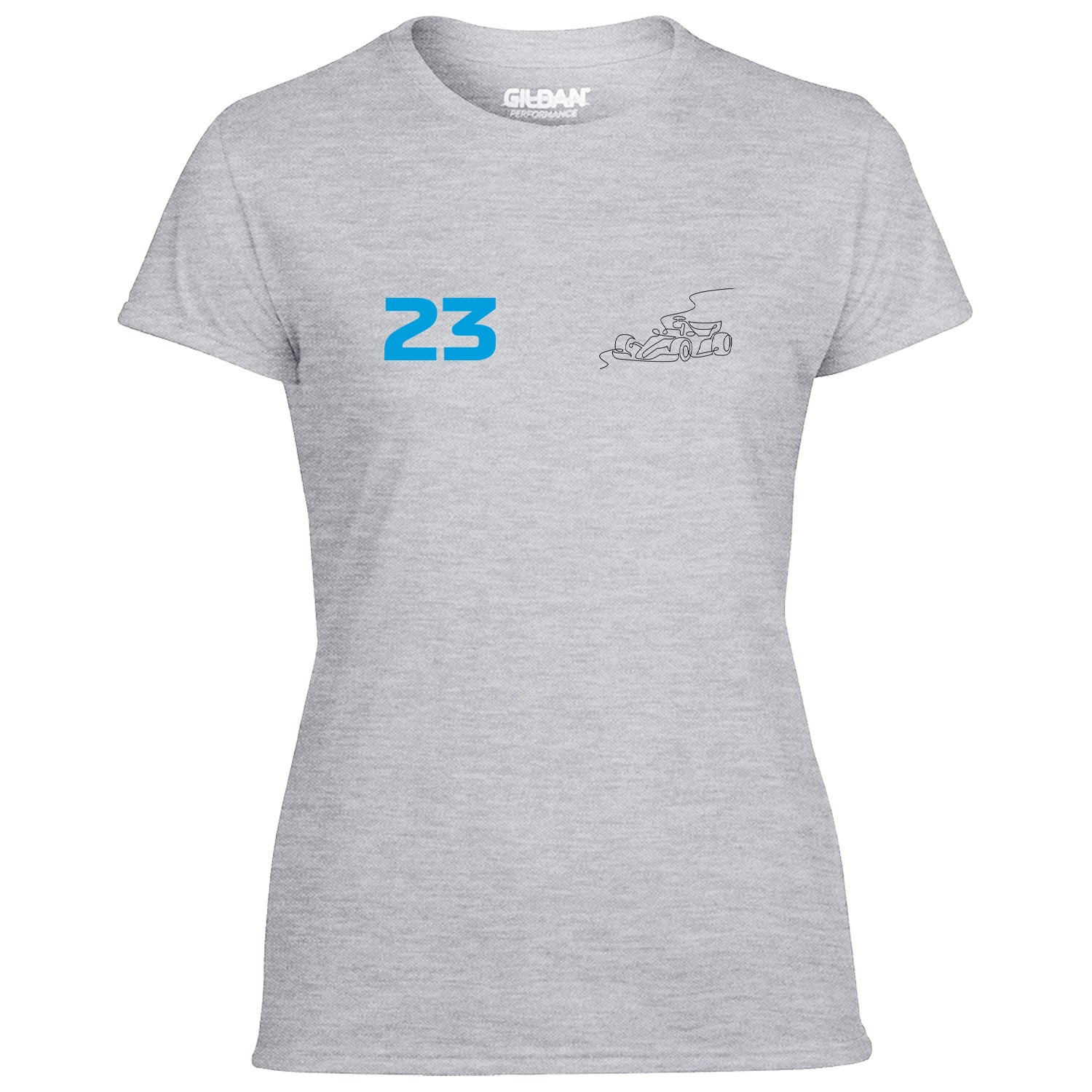 Race Car Driver 23 Pocket Abstract Women's Tshirt