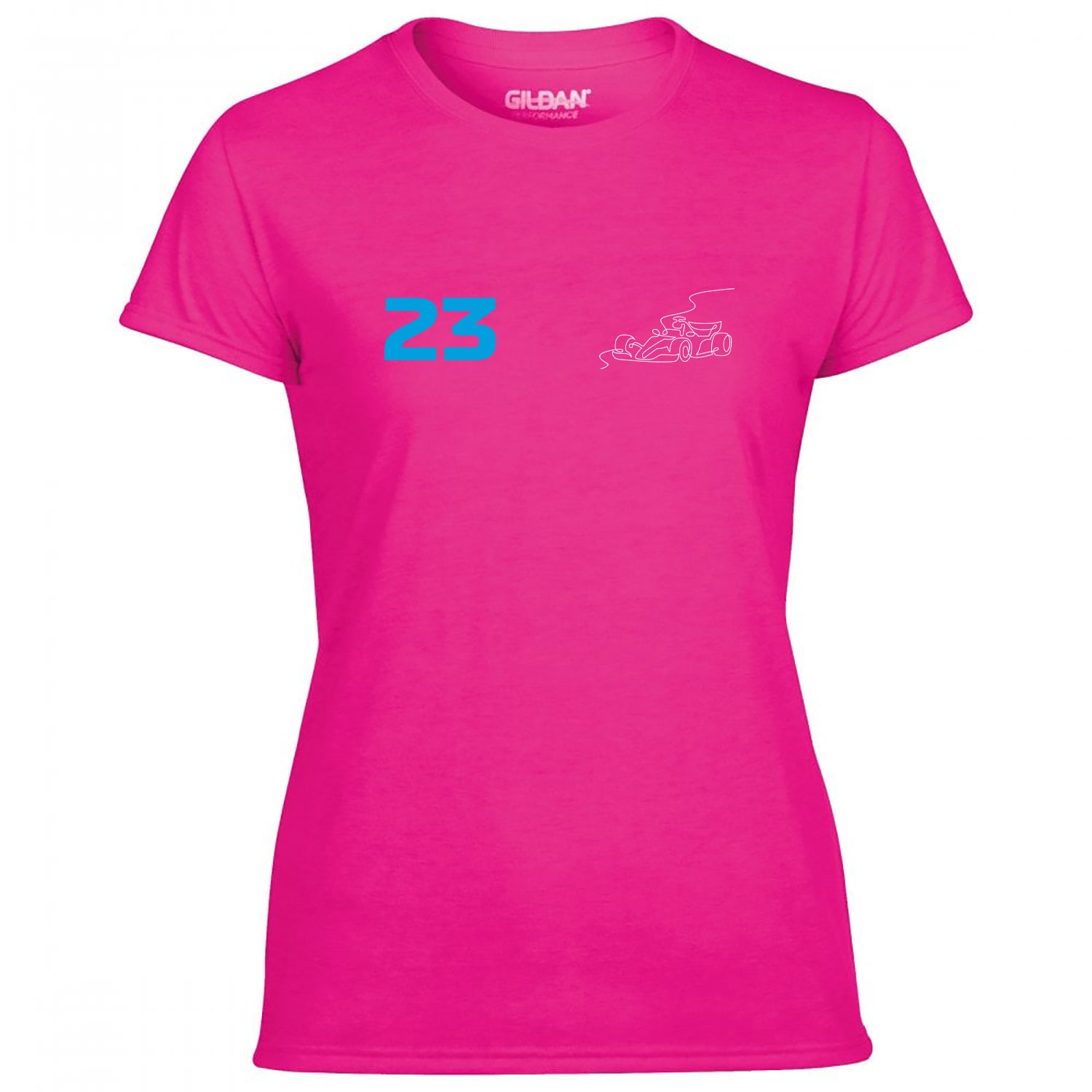 Race Car Driver 23 Pocket Abstract Women's Tshirt