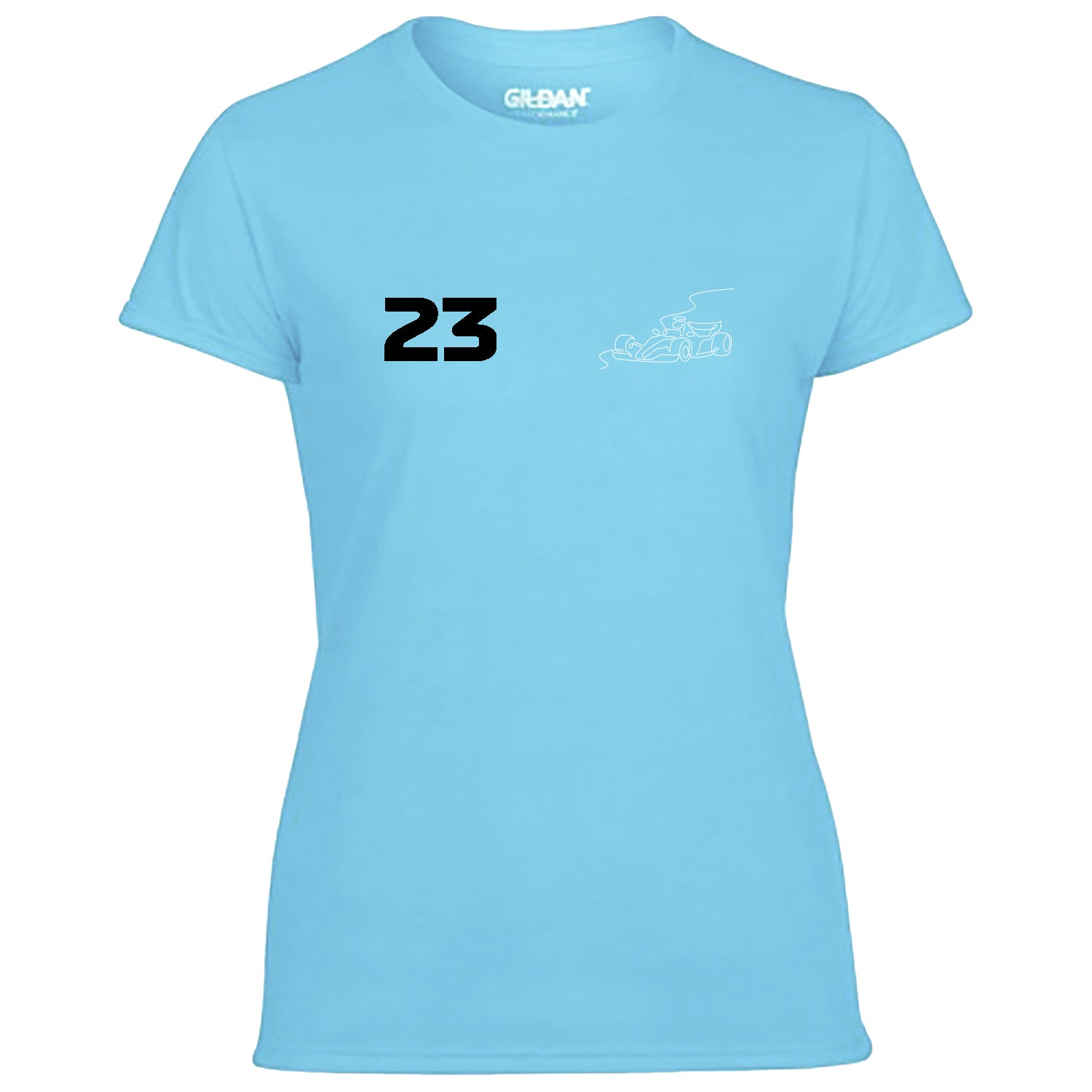 Race Car Driver 23 Pocket Abstract Women's Tshirt