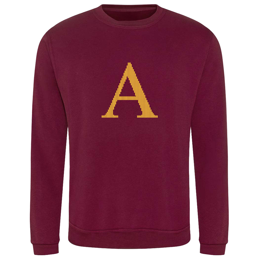 Mrs Weasley's Claret Children's Christmas Jumper Sweatshirt
