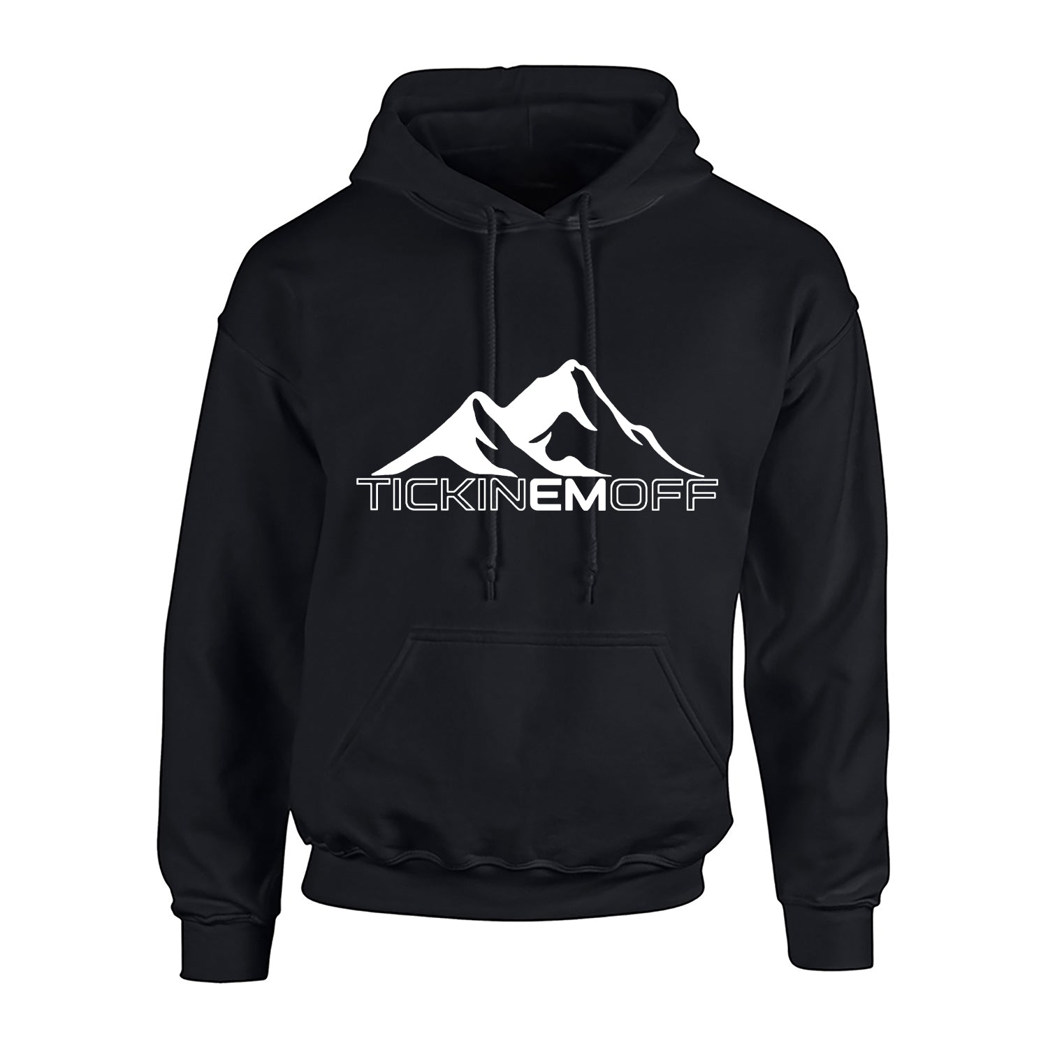 TickinEmOff Adult's Hoodie (Large Logo)