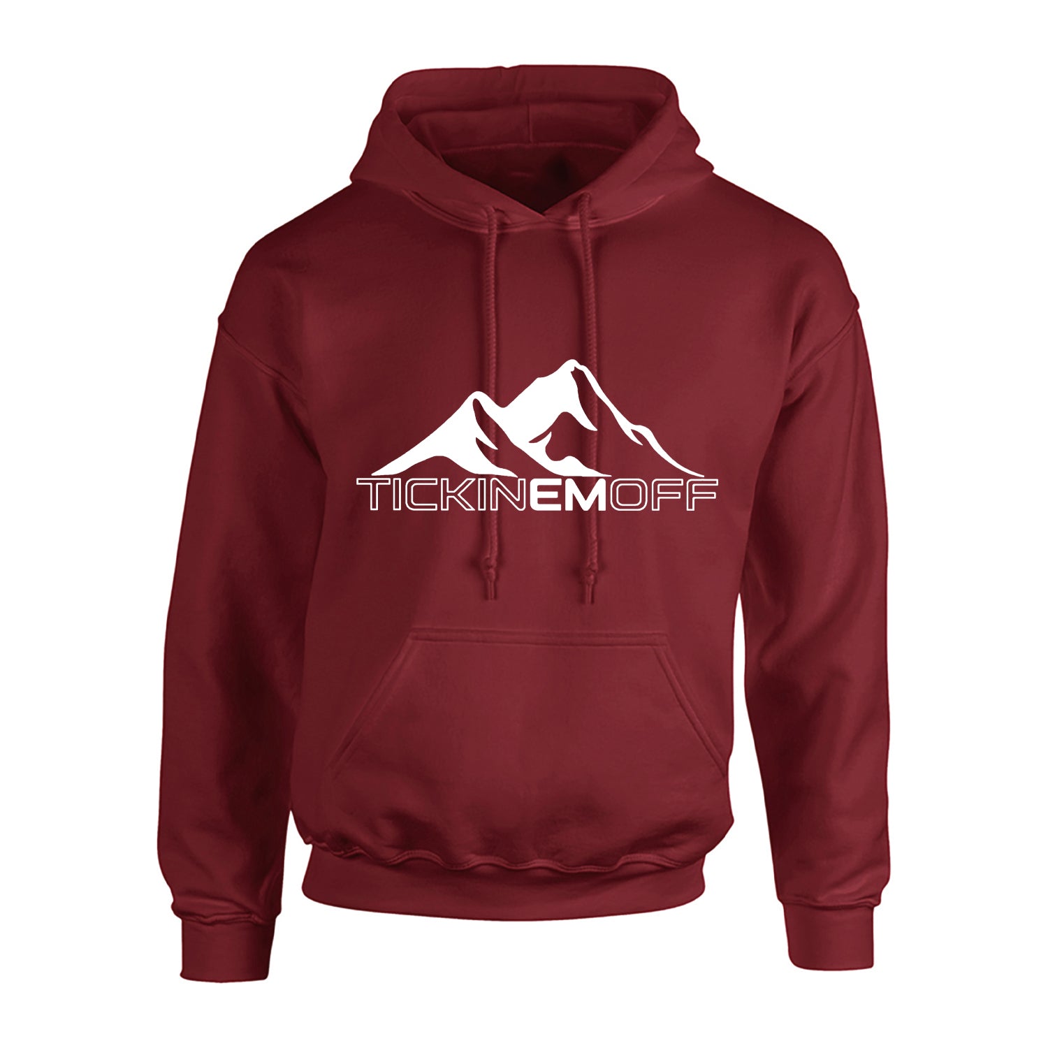 TickinEmOff Adult's Hoodie (Large Logo)