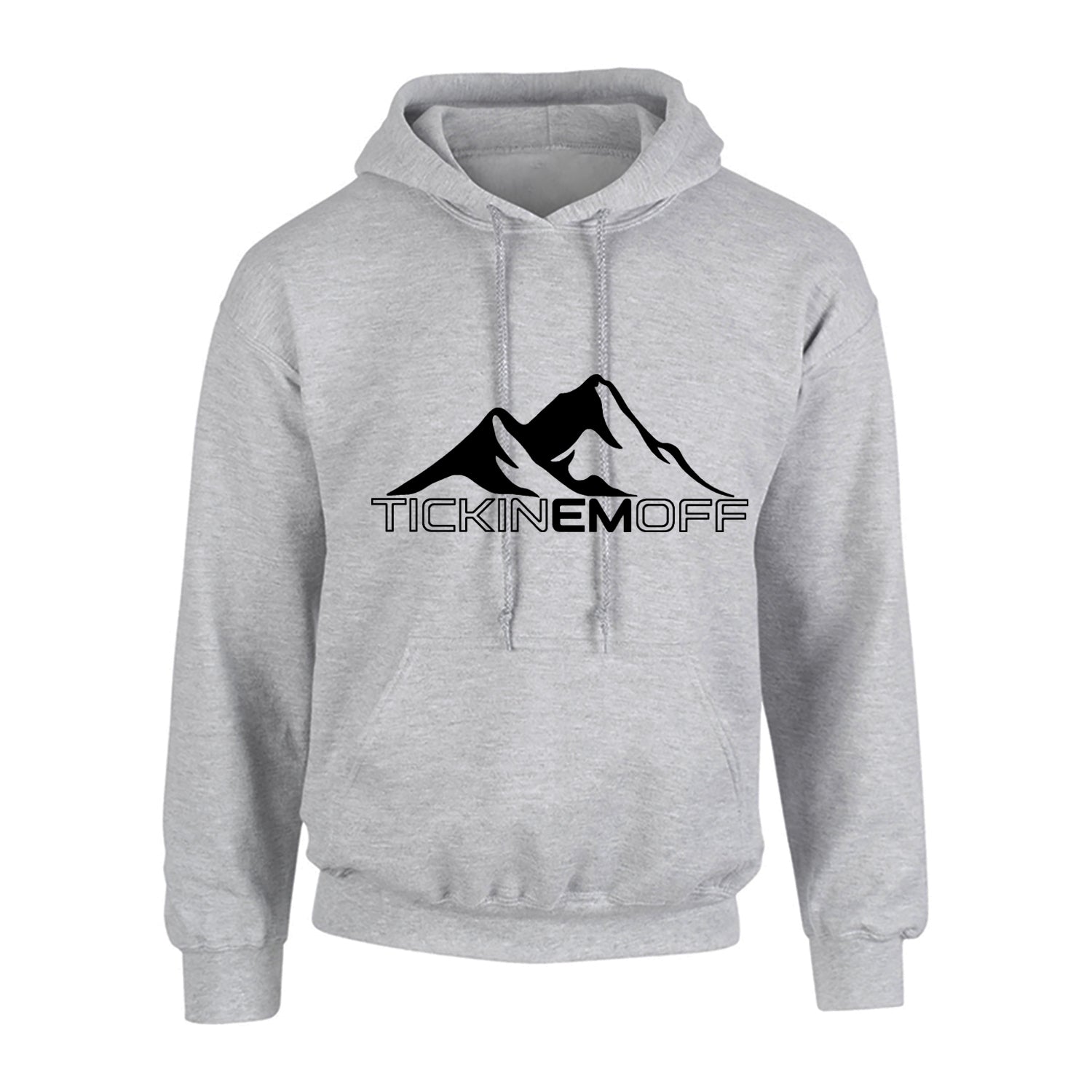 TickinEmOff Adult's Hoodie (Large Logo)