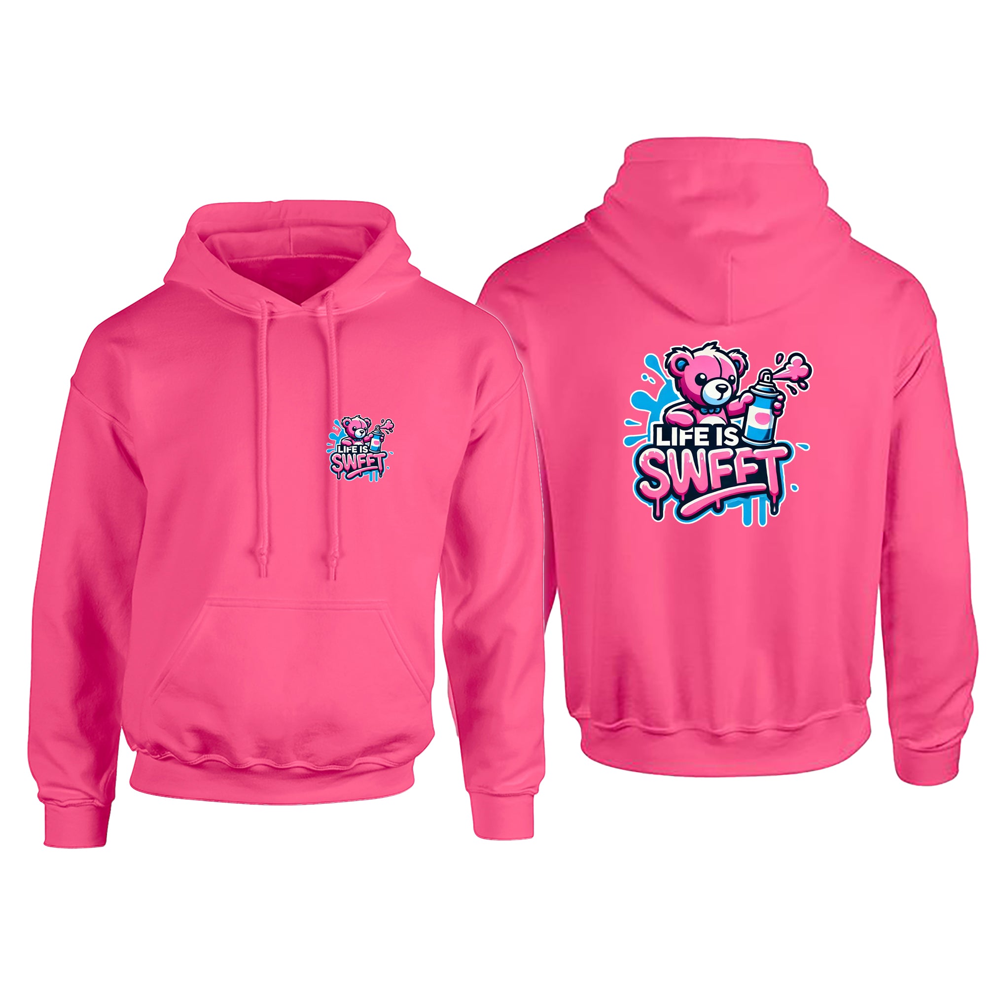 Candy Cabs Life Is Sweet 'Bear' Adult's Hoodie