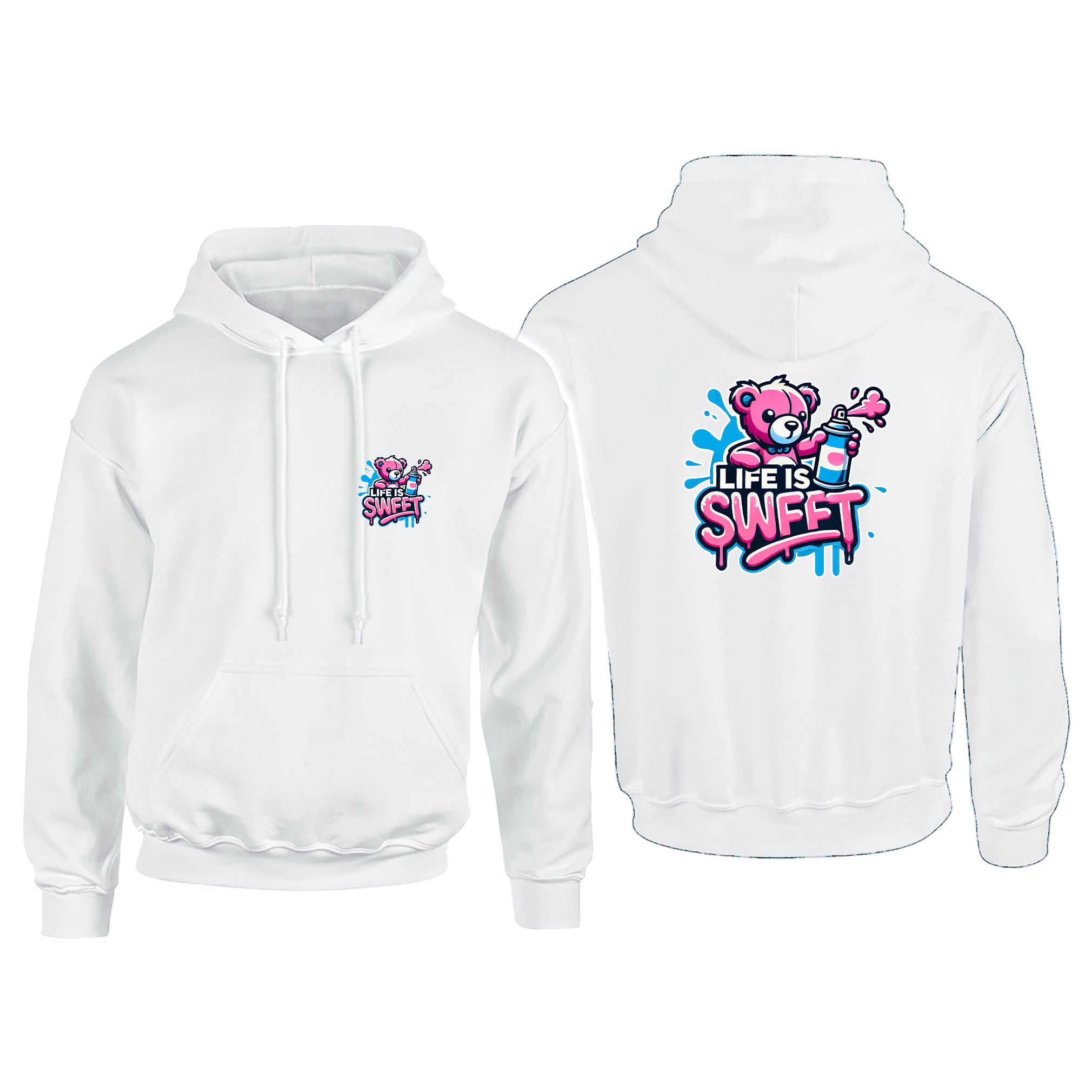Candy Cabs Life Is Sweet 'Bear' Adult's Hoodie