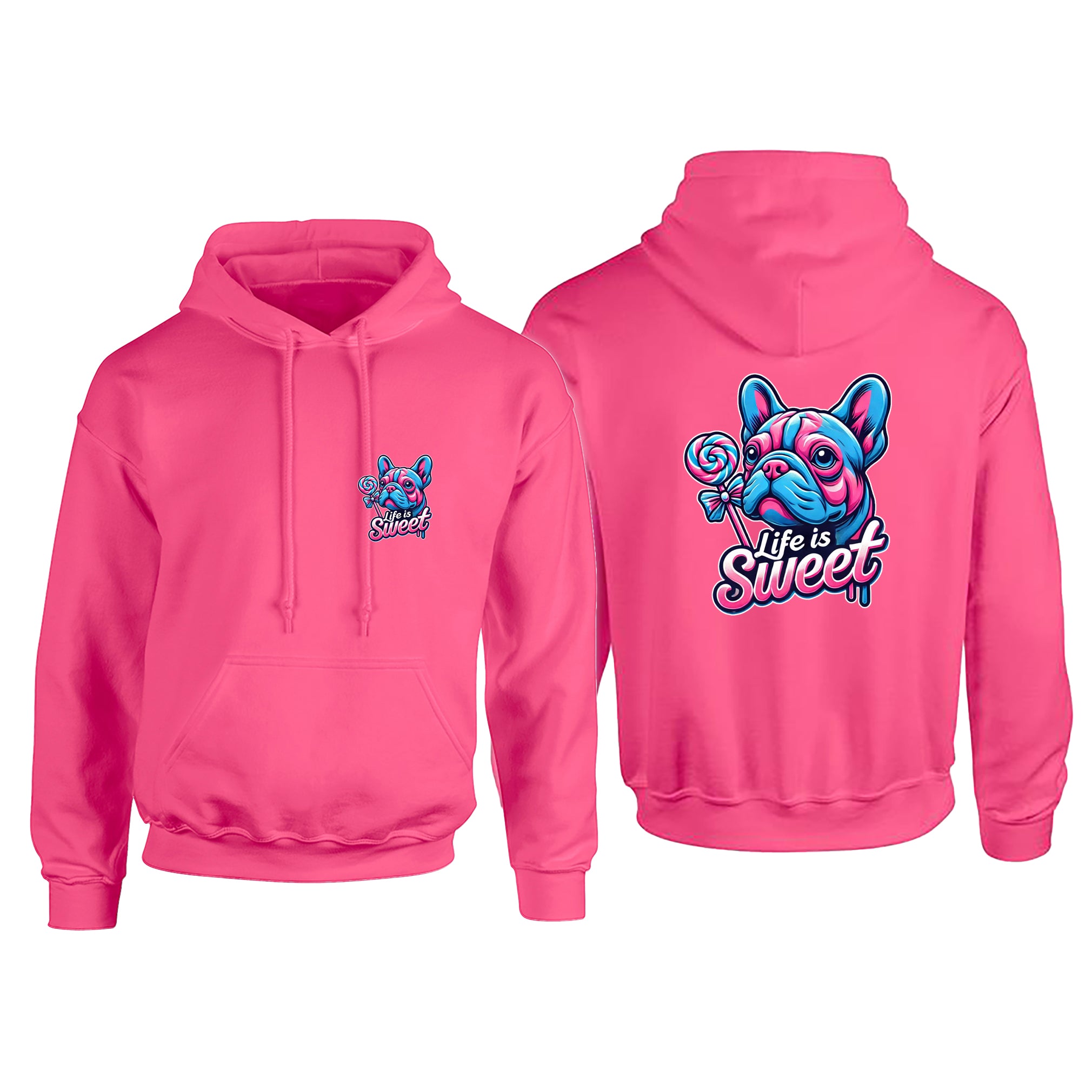 Candy Cabs Life Is Sweet 'Dog' Adult's Hoodie