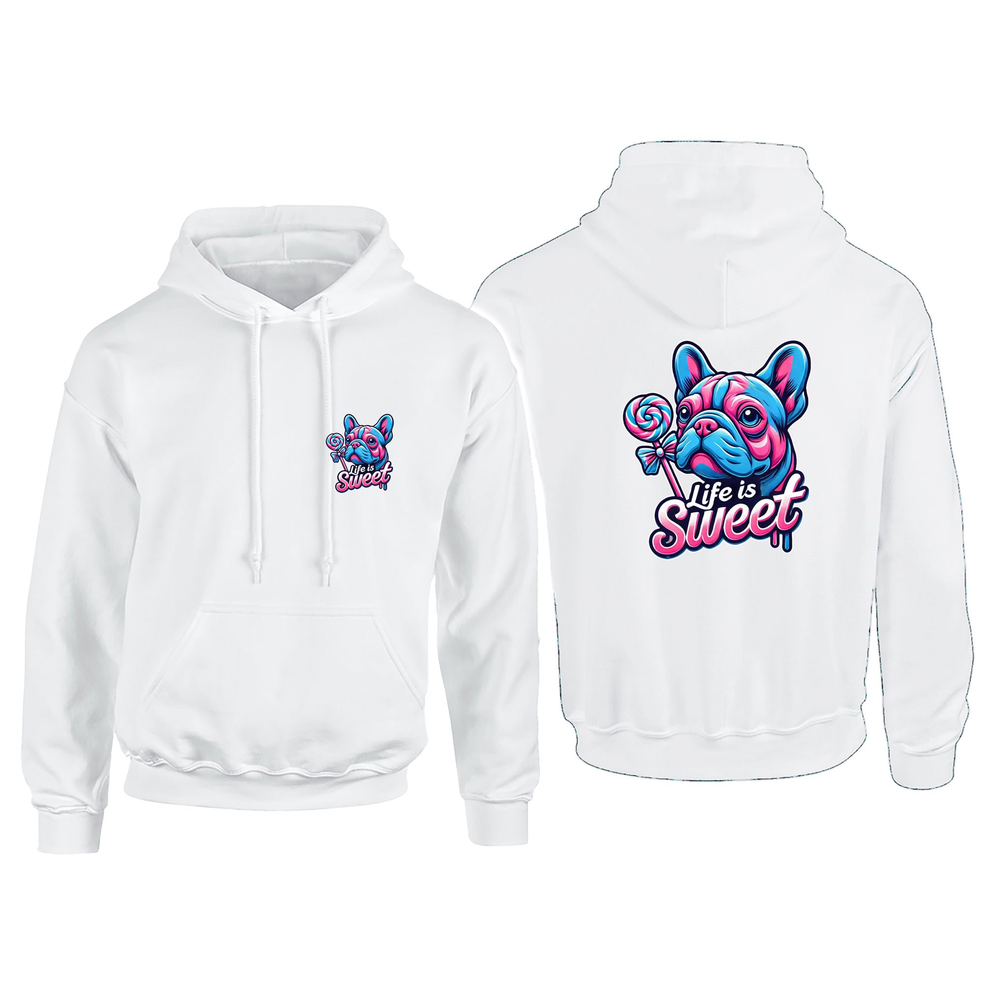 Candy Cabs Life Is Sweet 'Dog' Adult's Hoodie