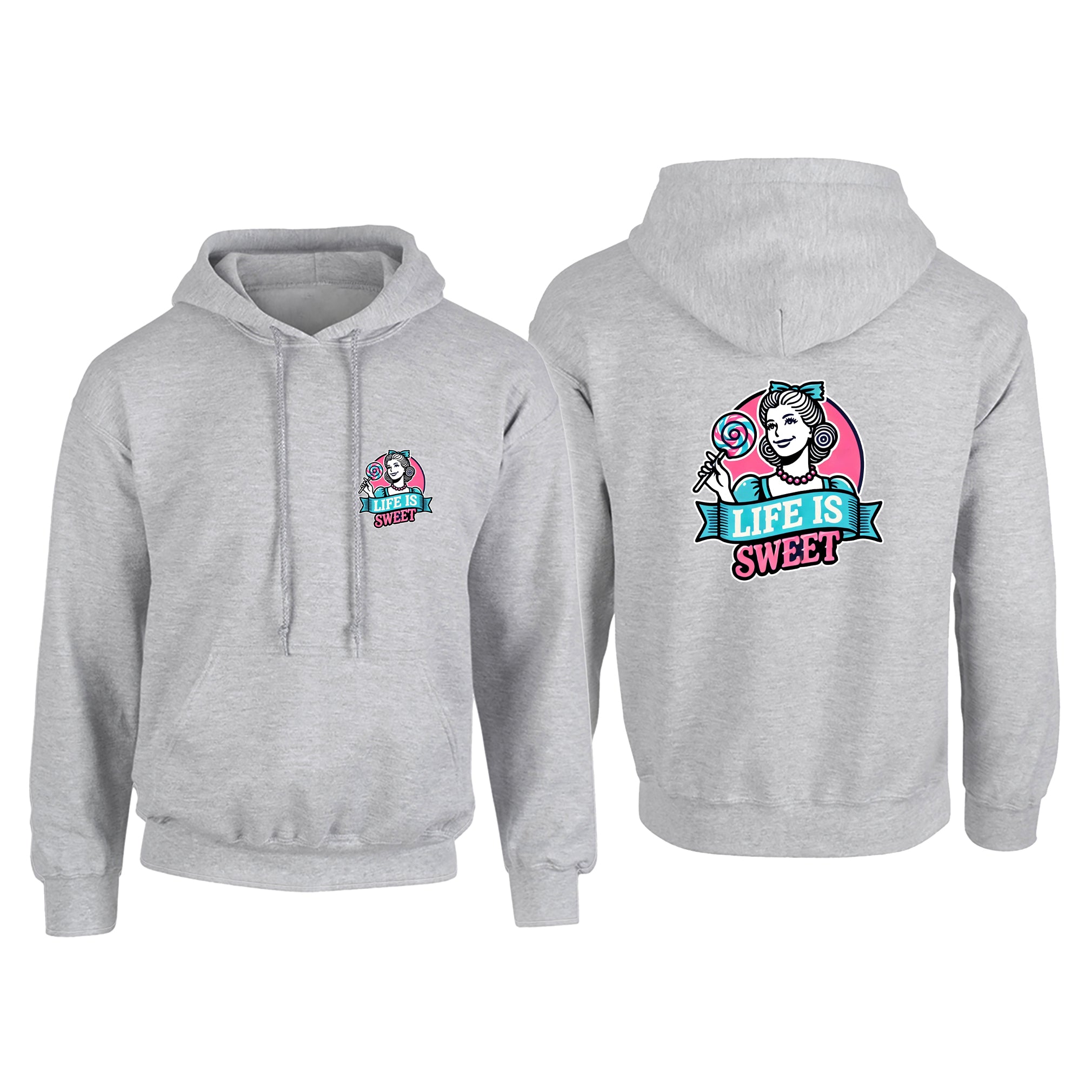 Candy Cabs Life Is Sweet 'Lady' Adult's Hoodie
