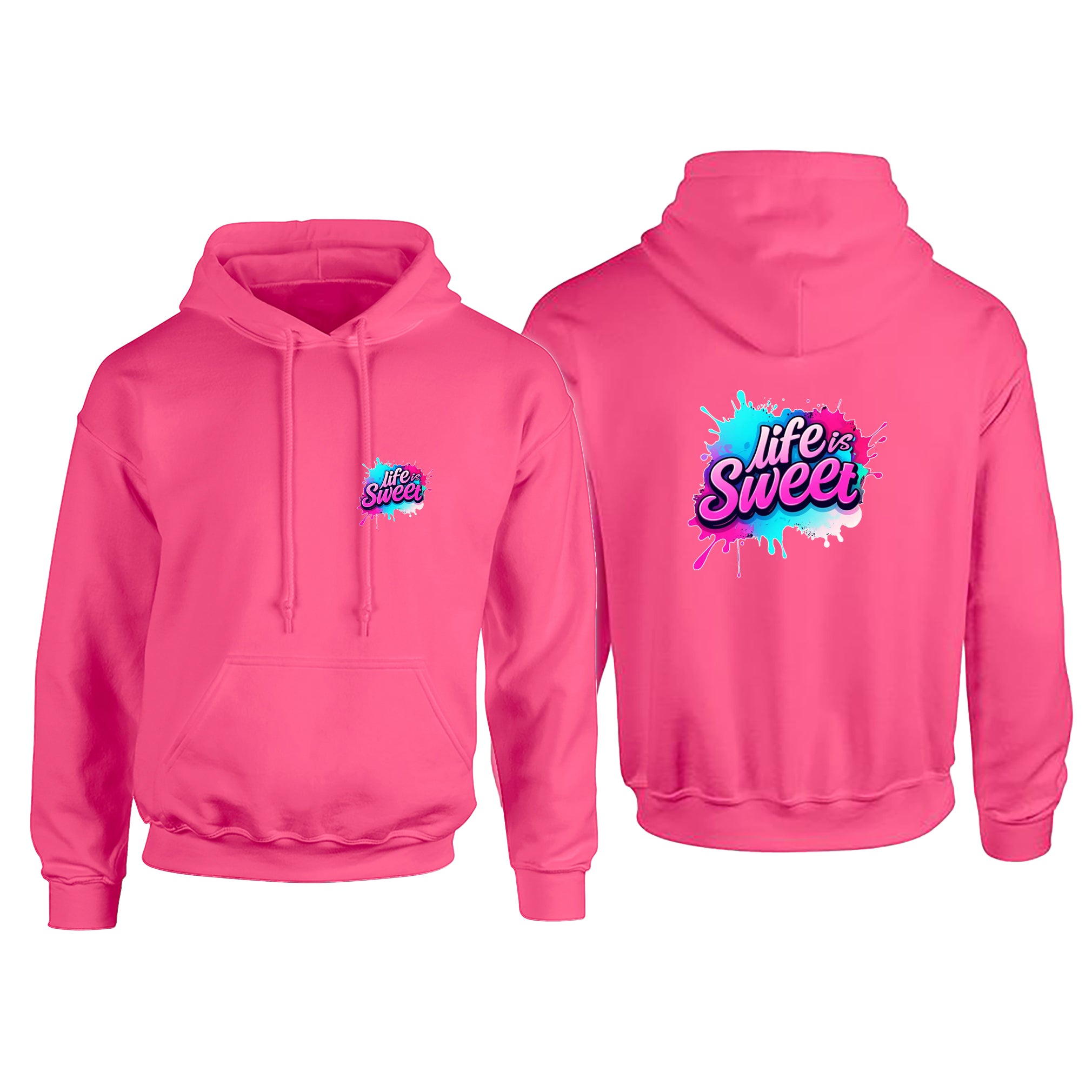Candy Cabs Life Is Sweet Adult's Hoodie