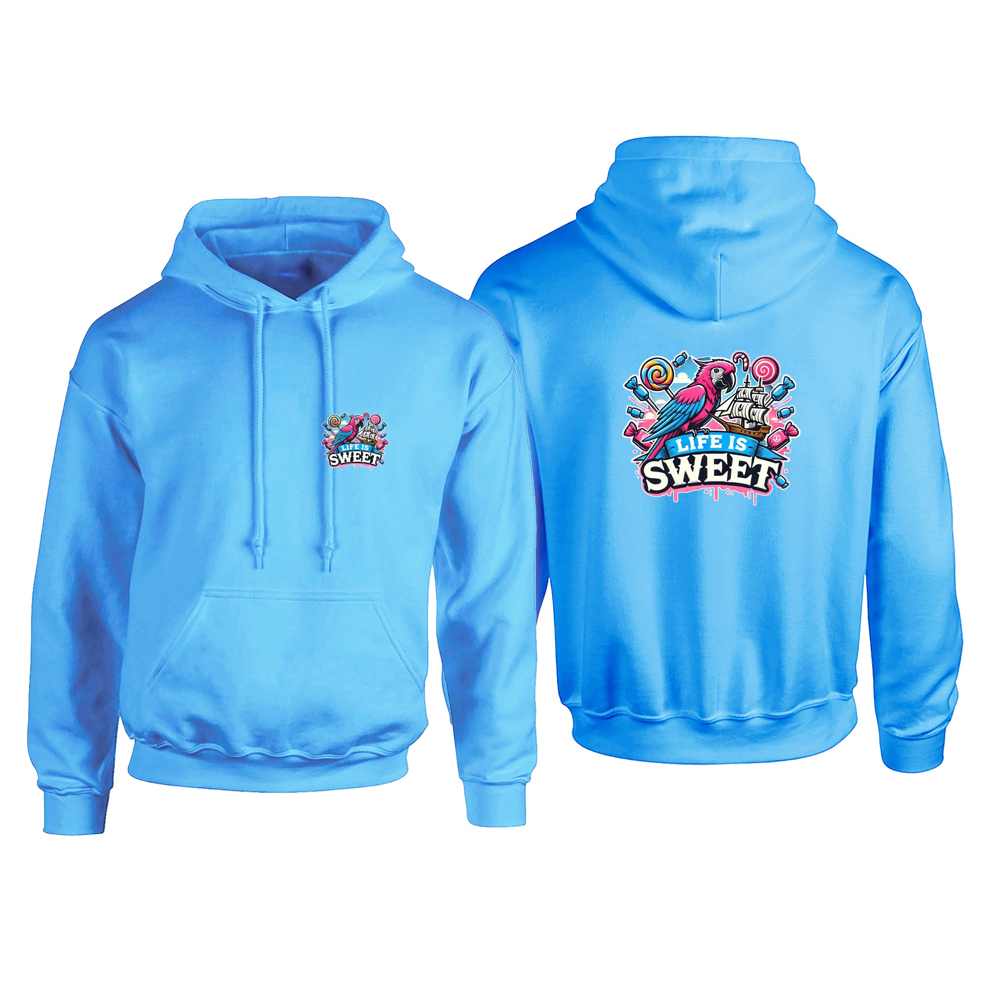 Candy Cabs Life Is Sweet 'Parrot' Adult's Hoodie
