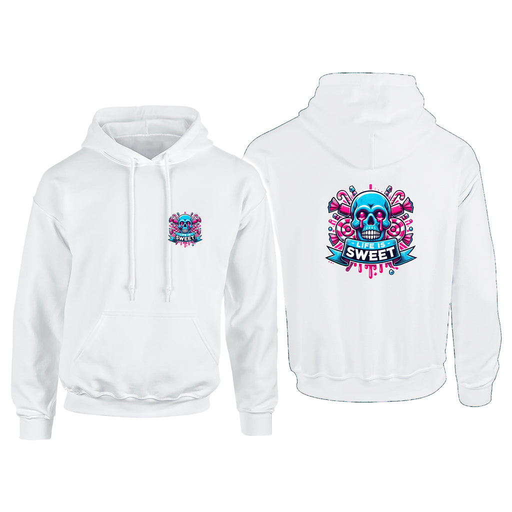 Candy Cabs Life Is Sweet 'Skull' (Sweets) Adult's Hoodie
