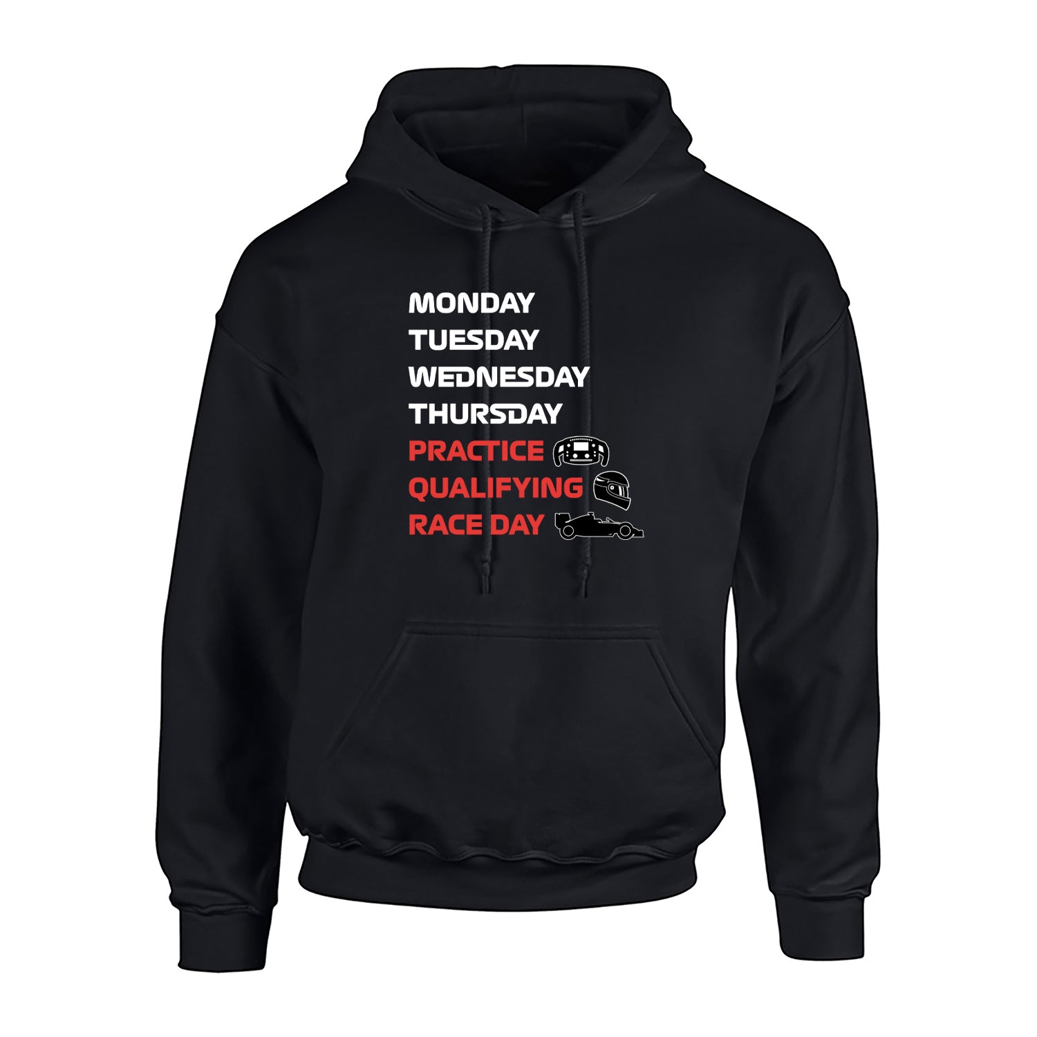 Practice Qualifying Race Day Adult's Hoodie