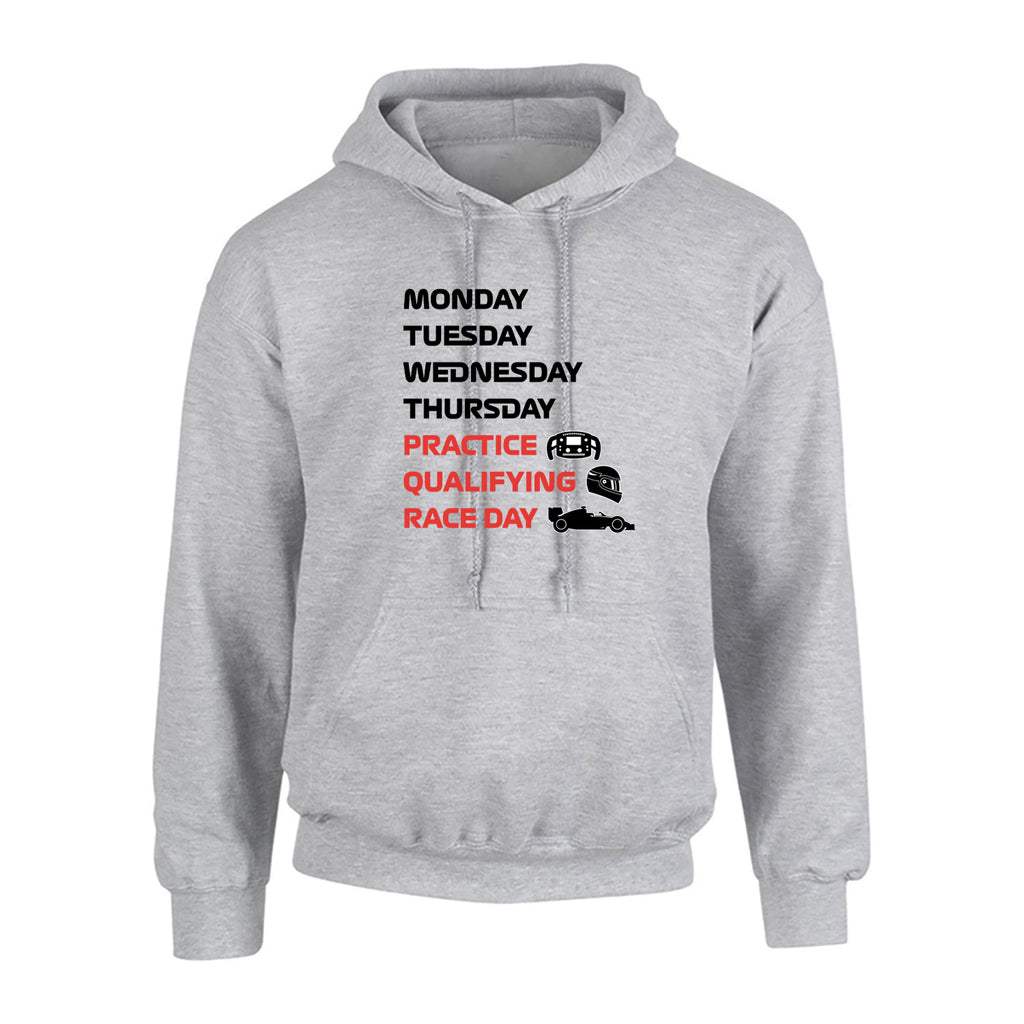 Practice Qualifying Race Day Adult's Hoodie