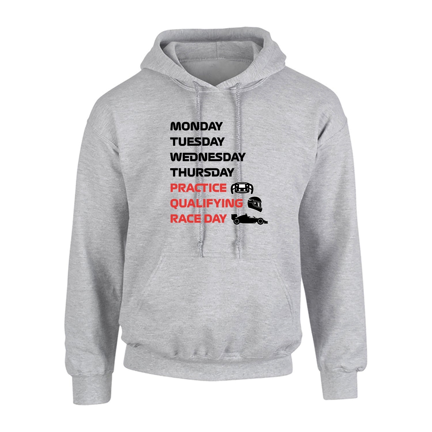 Practice Qualifying Race Day Adult's Hoodie