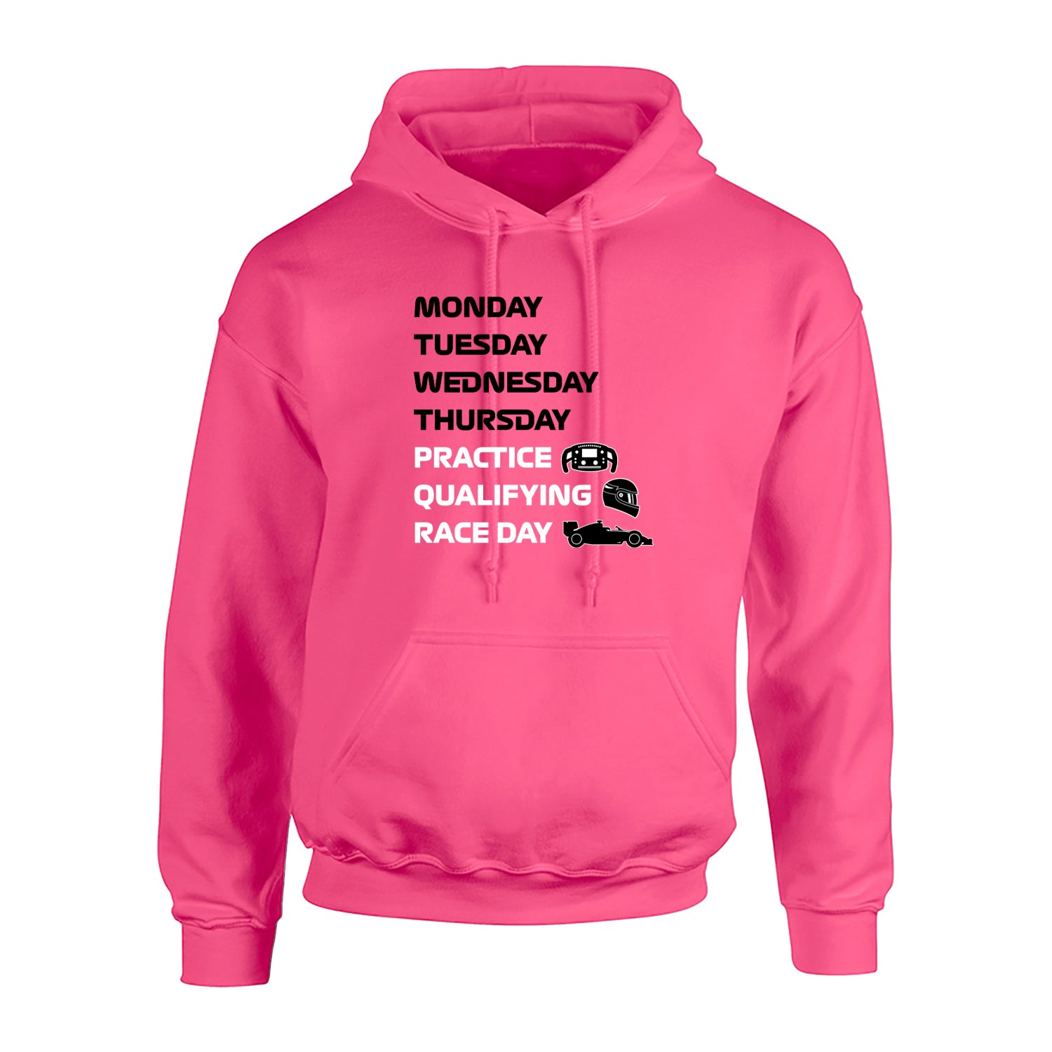 Practice Qualifying Race Day Adult's Hoodie
