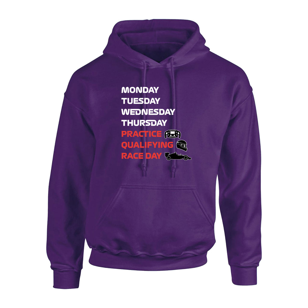 Practice Qualifying Race Day Adult's Hoodie