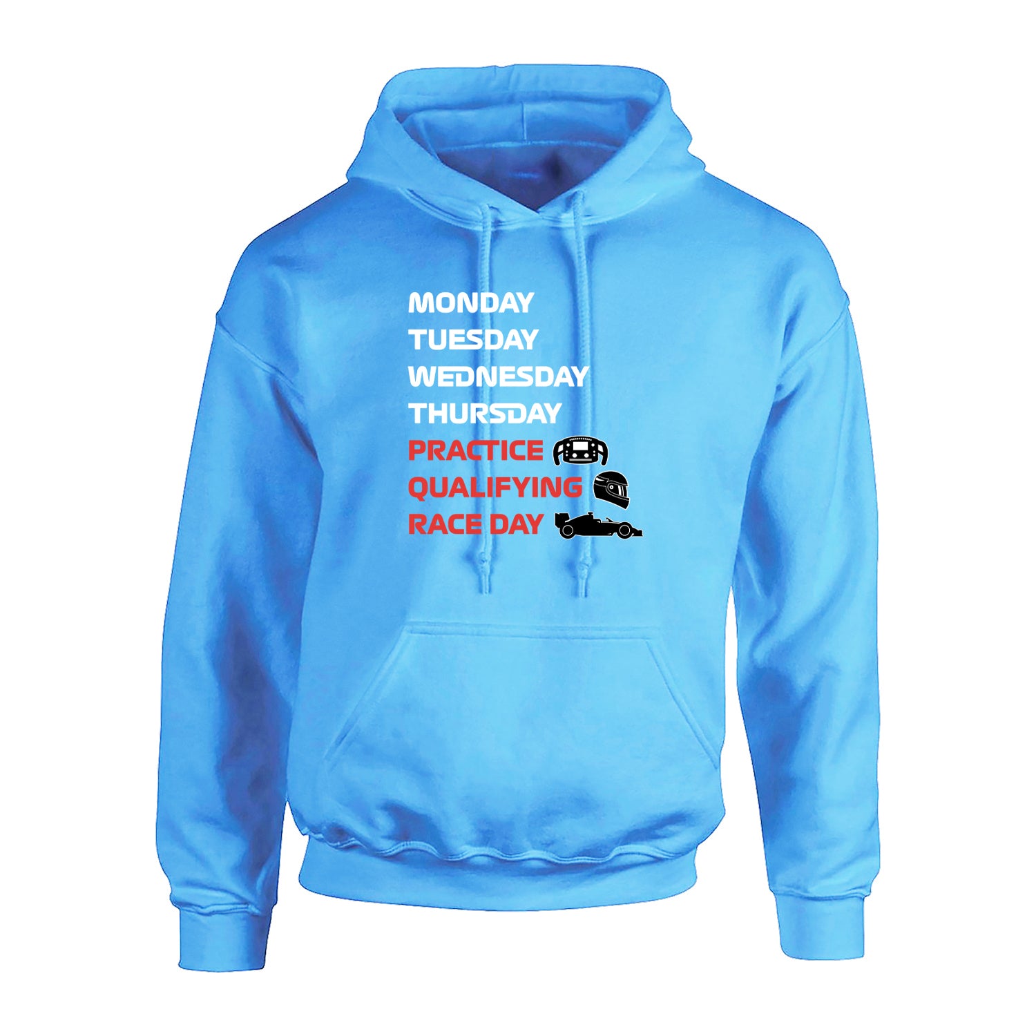 Practice Qualifying Race Day Adult's Hoodie