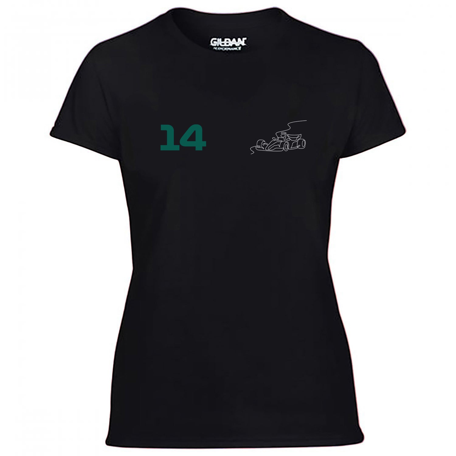 Race Car Driver 14 Pocket Abstract Women's Tshirt