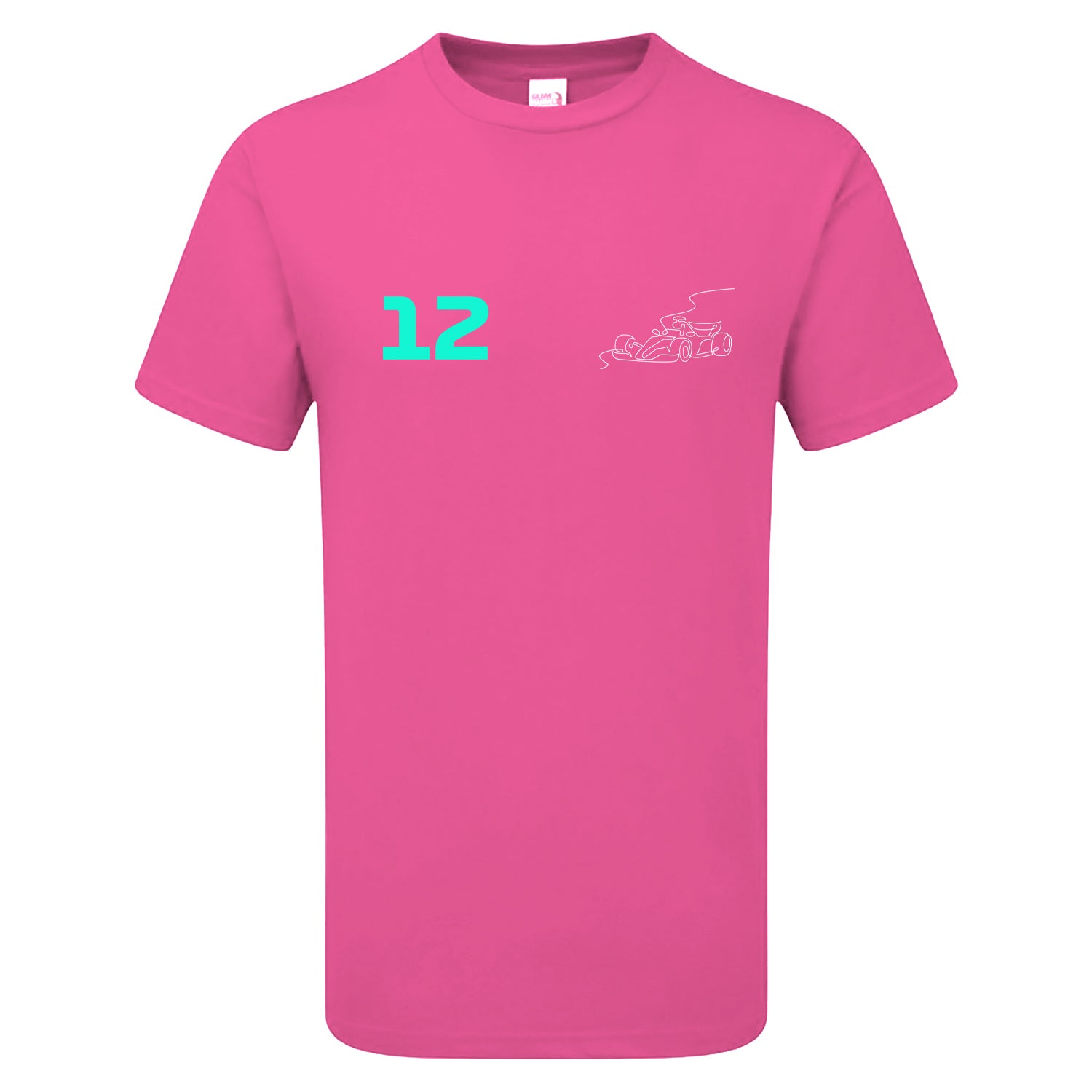Race Car Driver 12 Pocket Abstract Children's Tshirt