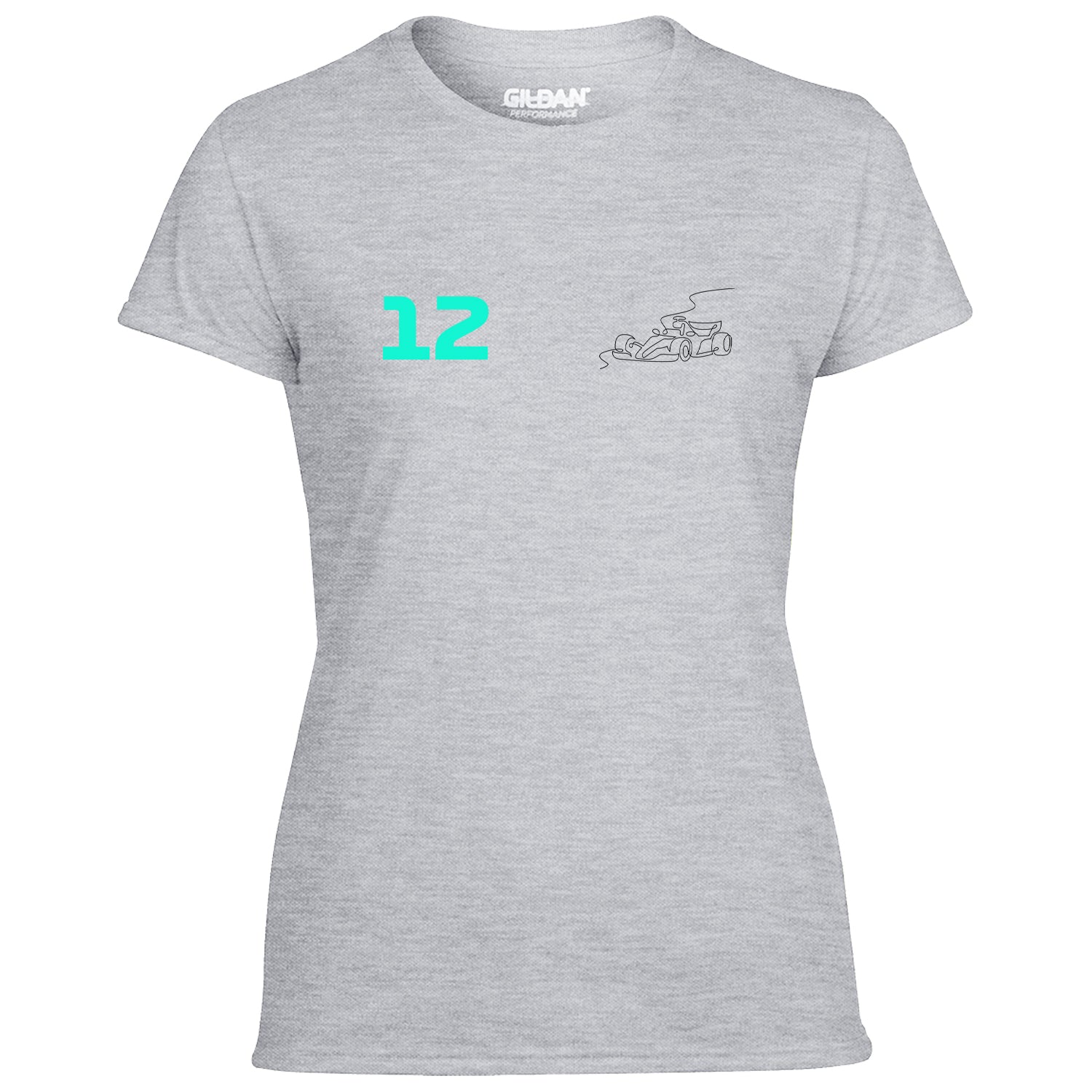 Race Car Driver 12 Pocket Abstract Women's Tshirt