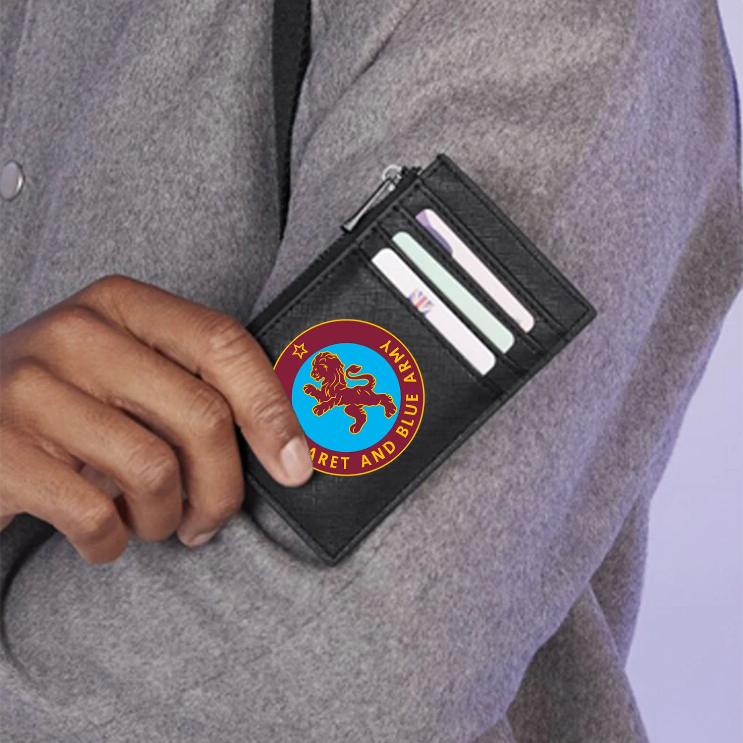 Aston V. Crest Card Holder
