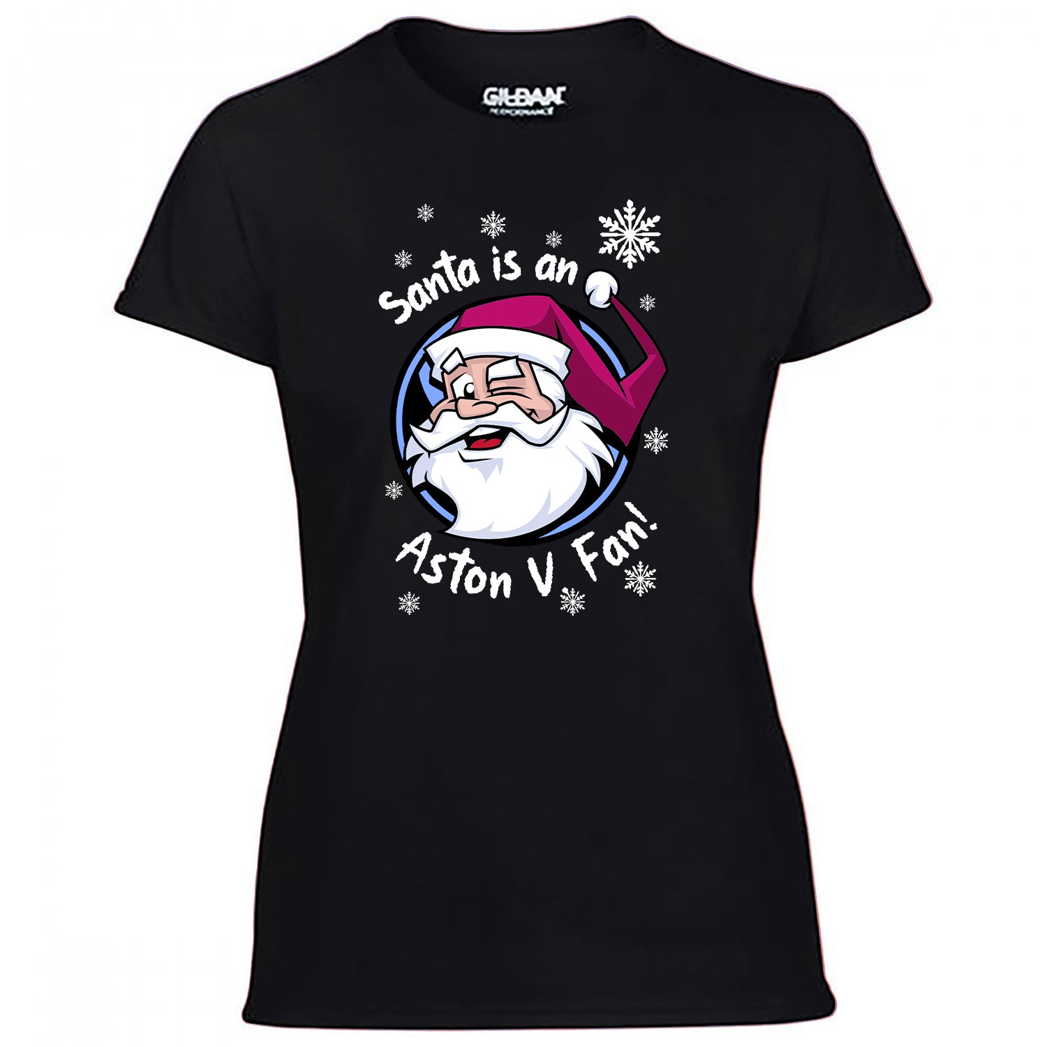 Santa Is An Aston V. Fan! Women's Tshirt