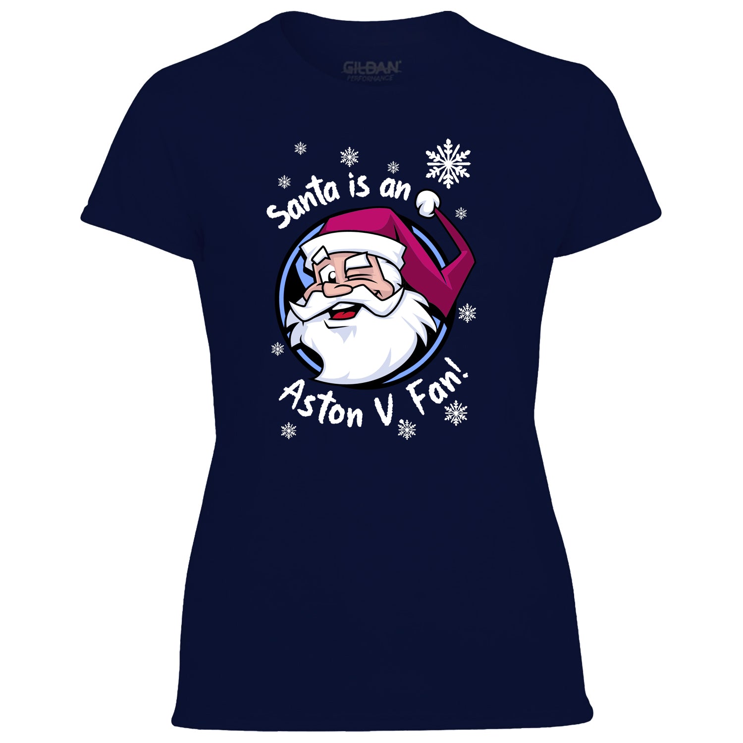 Santa Is An Aston V. Fan! Women's Tshirt