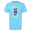 Aston V. Claret & Blue Christmas Reindeer Men's Tshirt