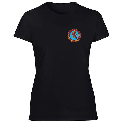 Aston V. Pocket Crest Women's Tshirt