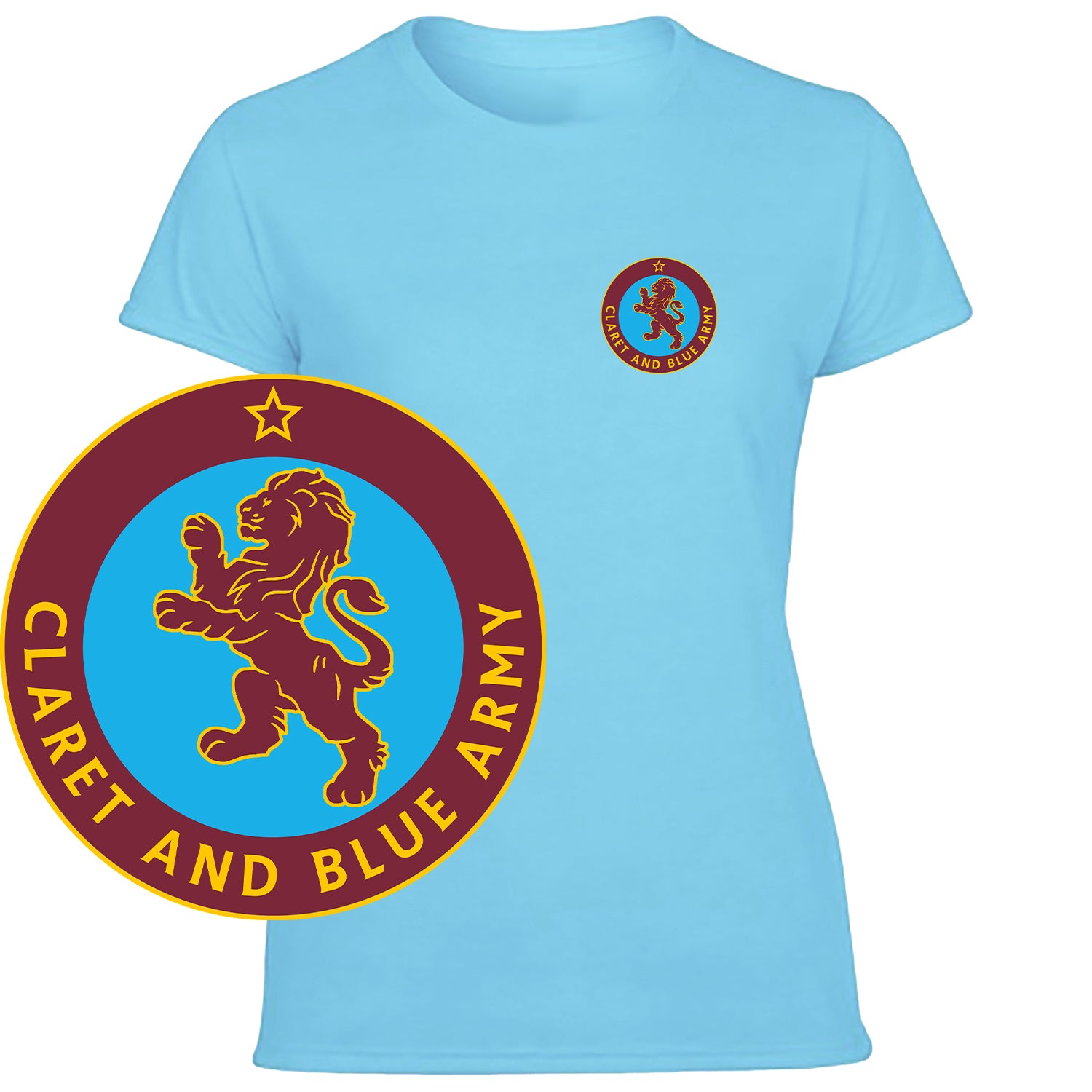 Aston V. Pocket Crest Women's Tshirt