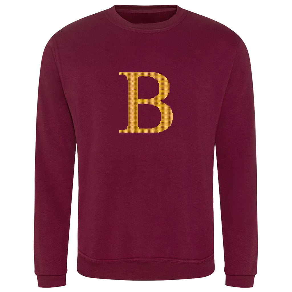 Mrs Weasley's Claret Adult's Christmas Jumper Sweatshirt