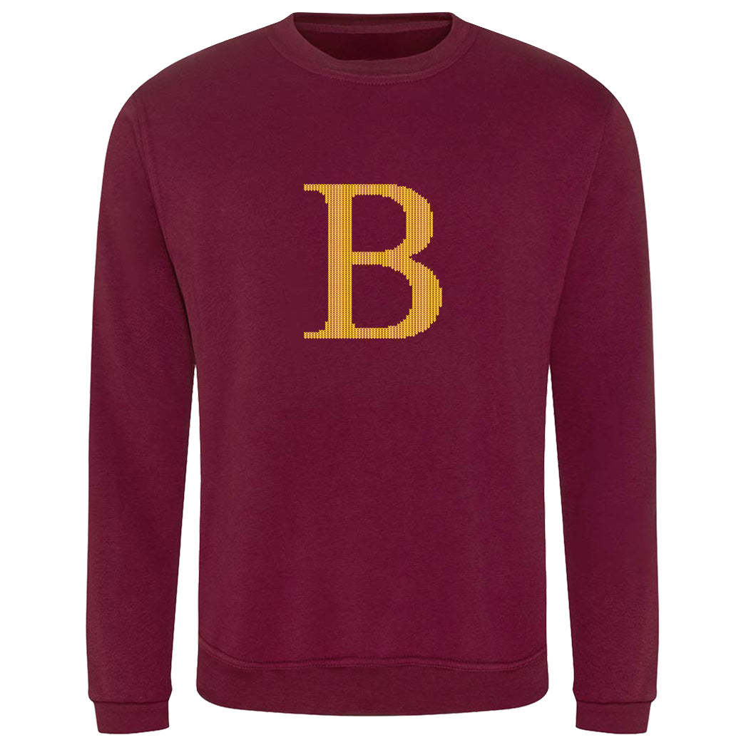 Mrs Weasley's Claret Adult's Christmas Jumper Sweatshirt