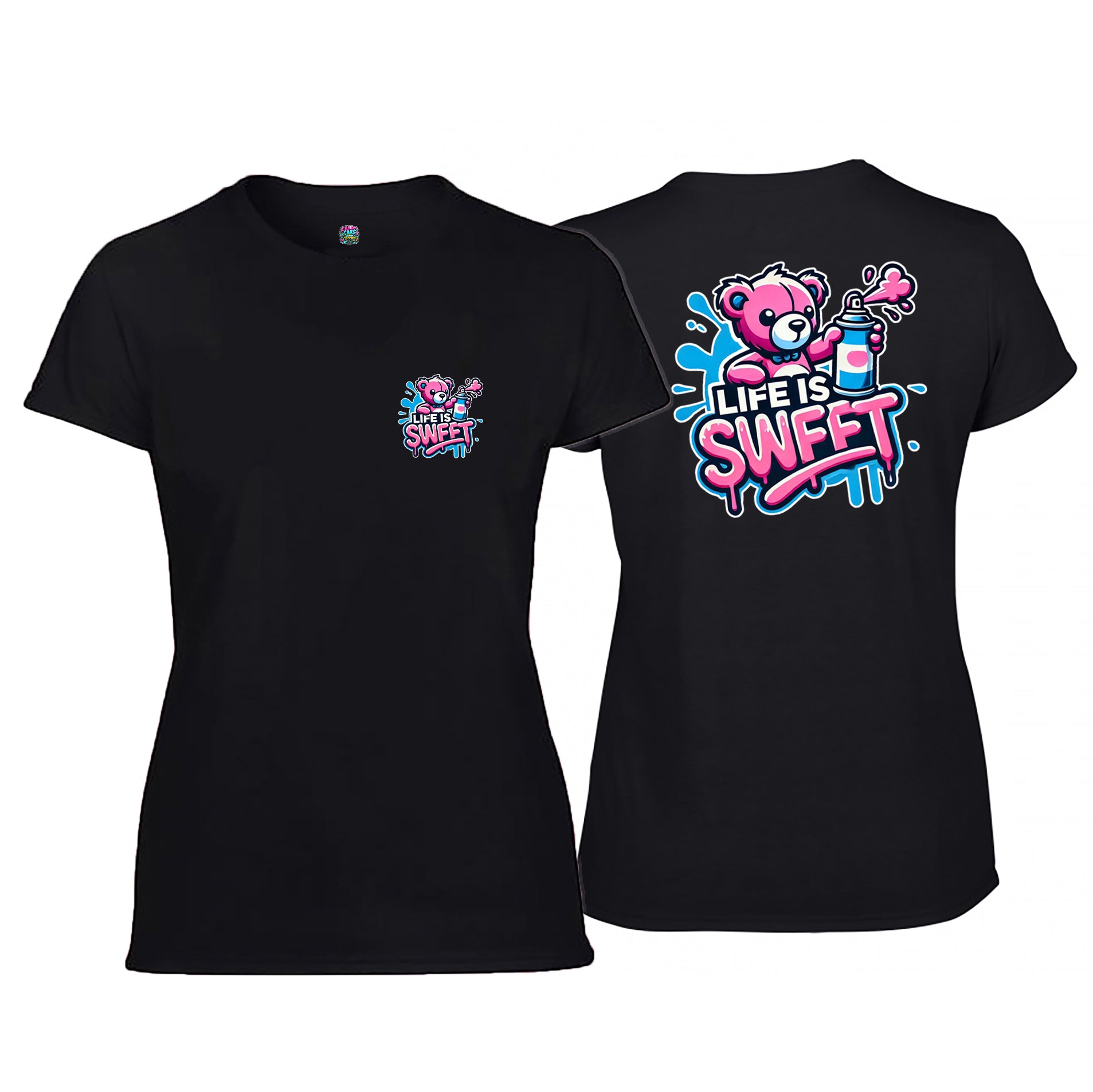 Candy Cabs Life Is Sweet 'Bear' Women's Tshirt