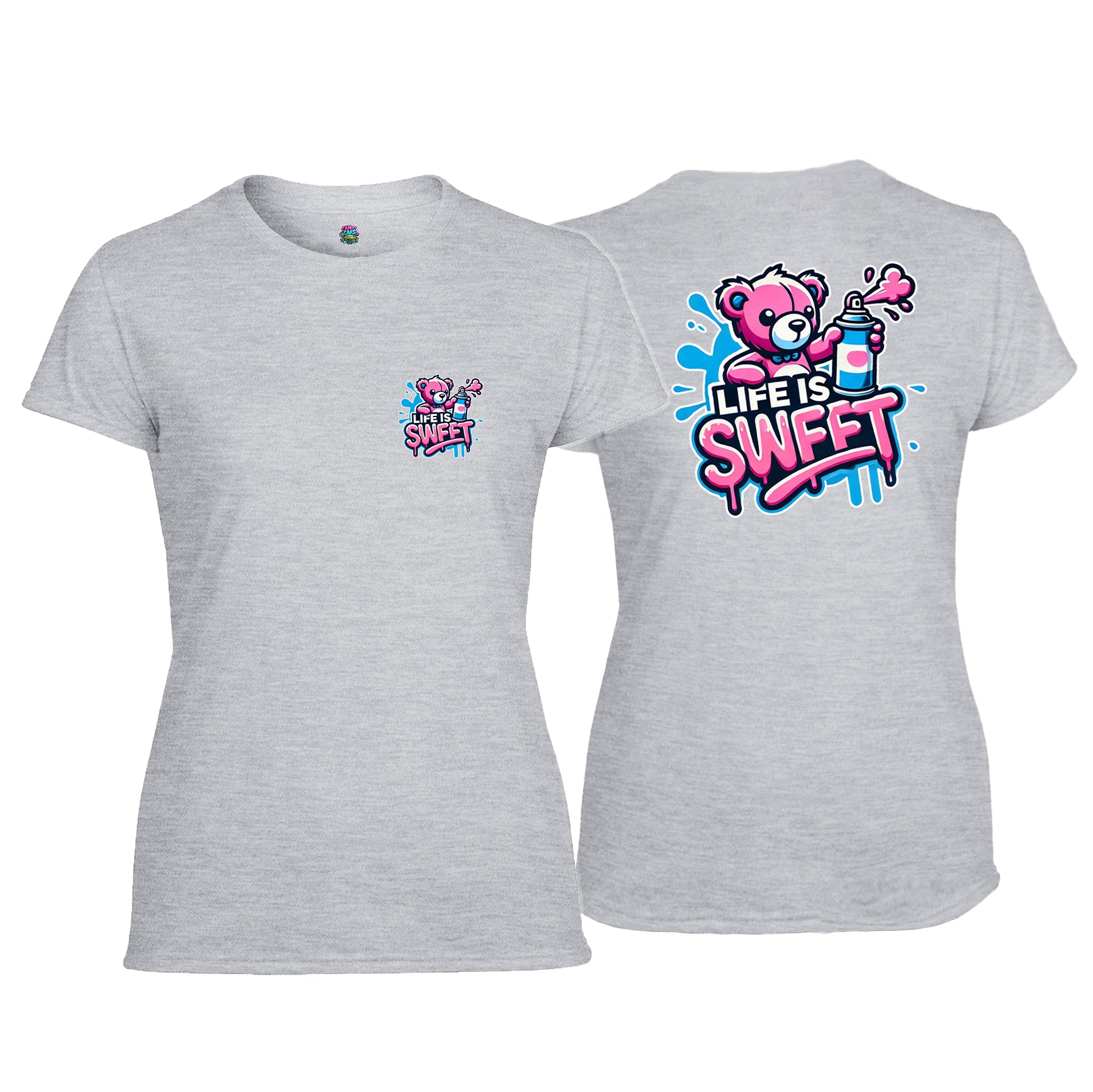 Candy Cabs Life Is Sweet 'Bear' Women's Tshirt