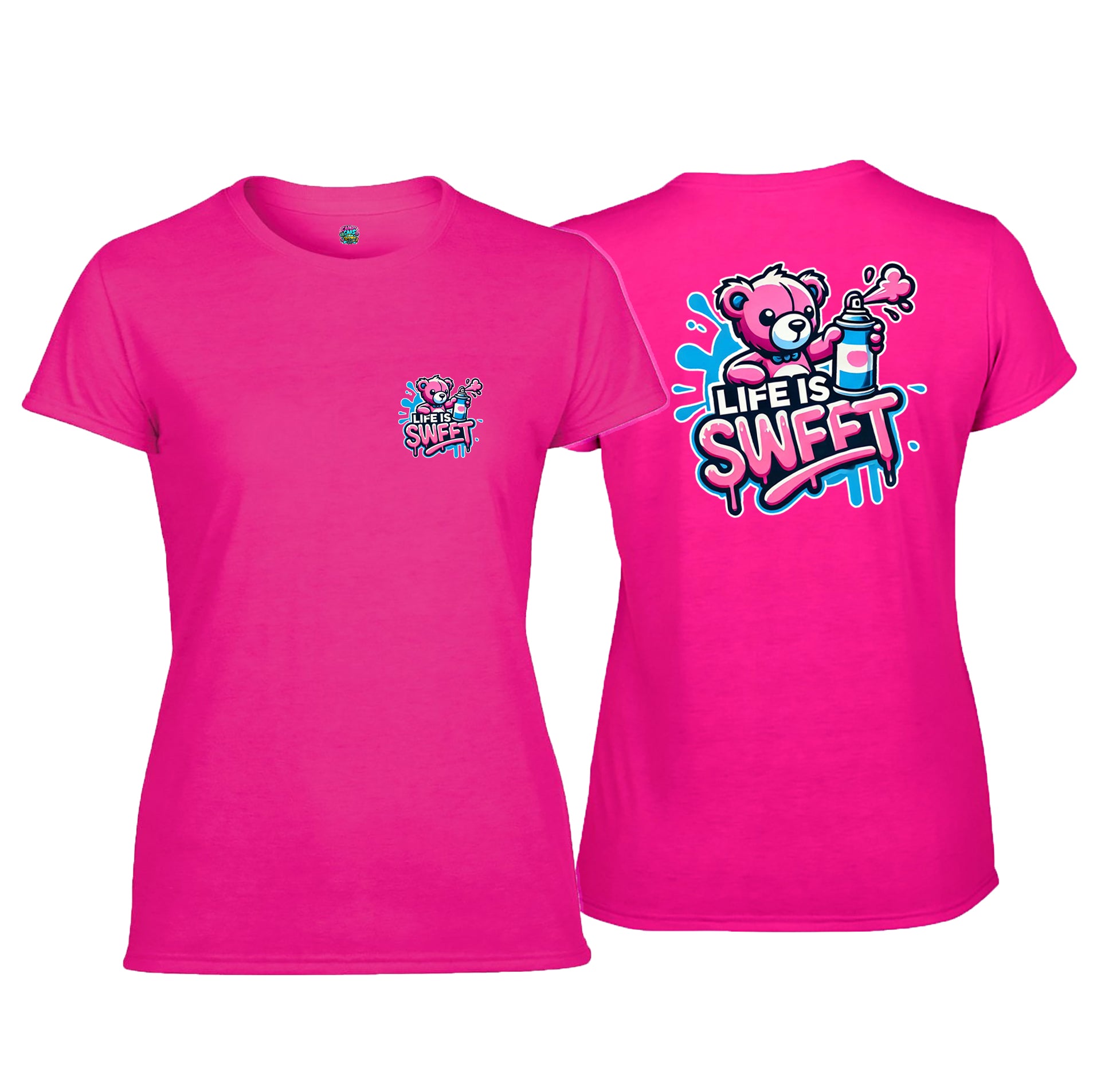 Candy Cabs Life Is Sweet 'Bear' Women's Tshirt