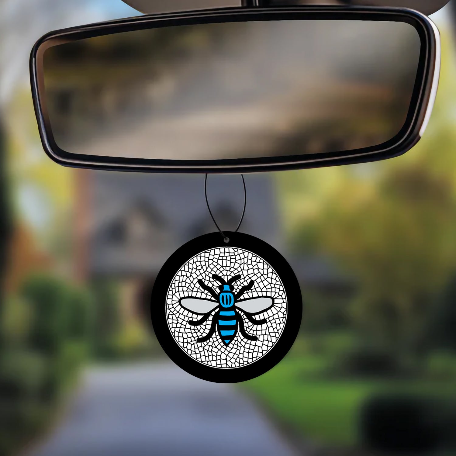 Manchester Sky Blue Bee Air Freshener