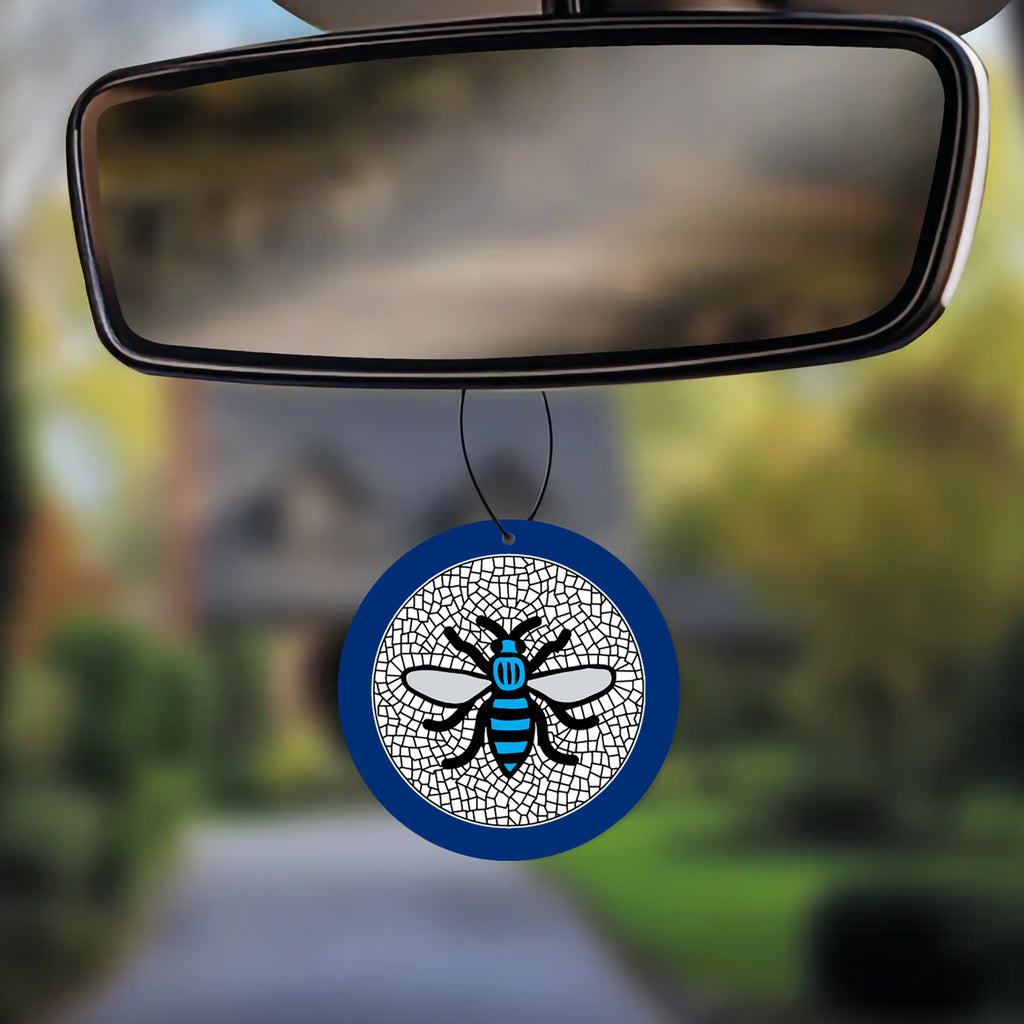 Manchester Sky Blue Bee Air Freshener