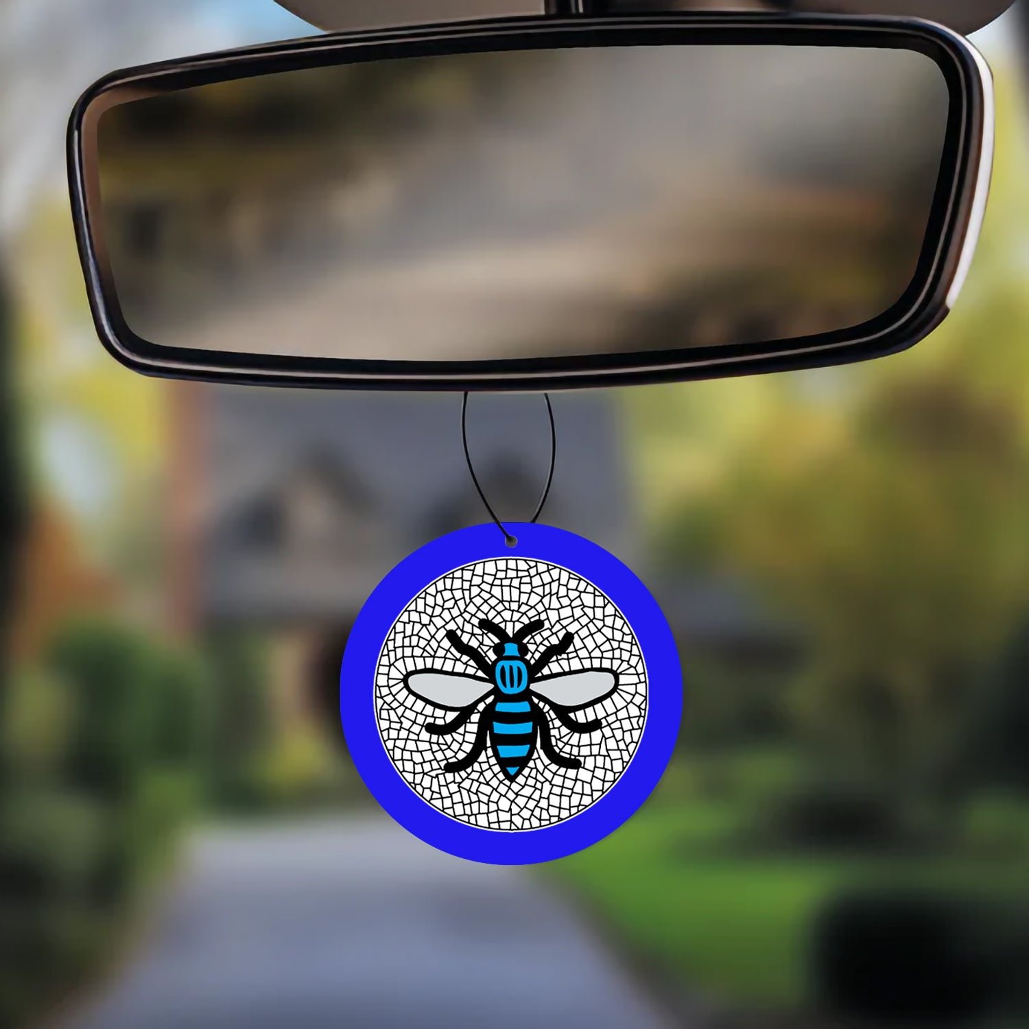 Manchester Sky Blue Bee Air Freshener